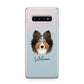 Shetland Sheepdog Personalised Samsung Galaxy S10 Plus Case