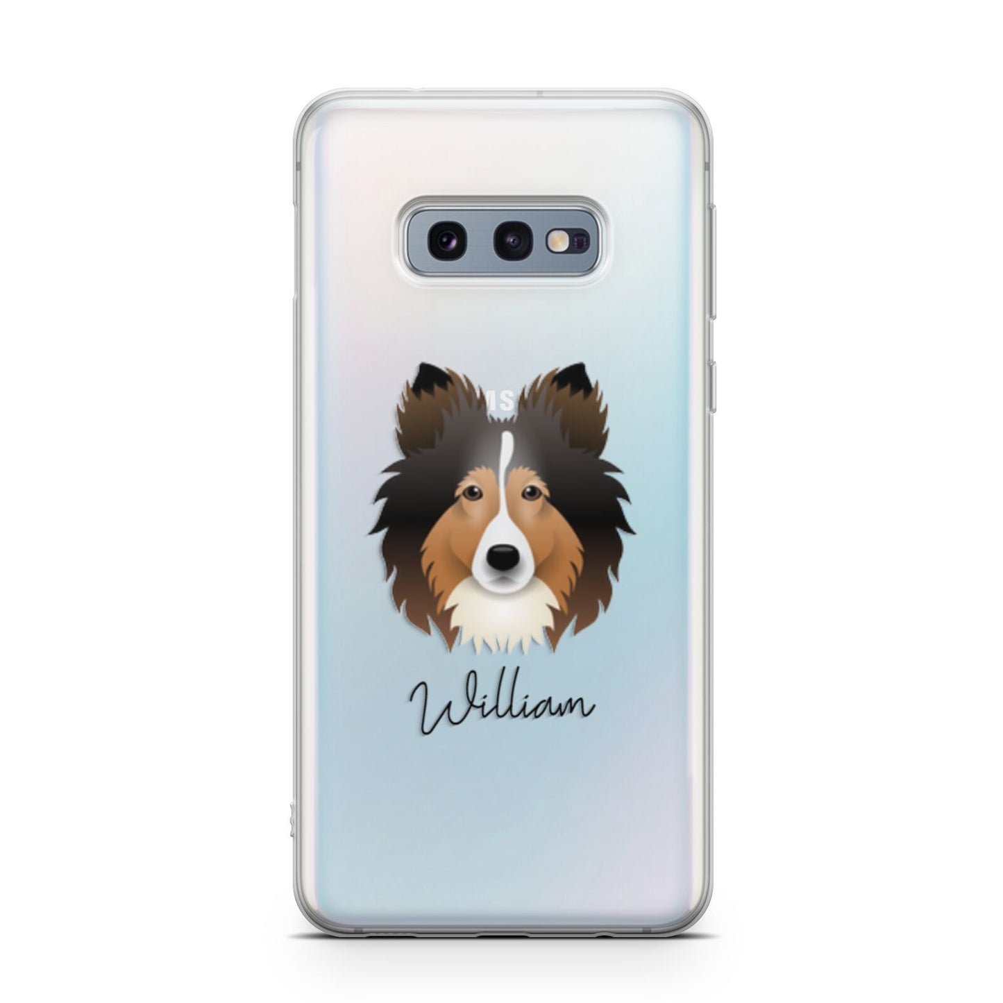 Shetland Sheepdog Personalised Samsung Galaxy S10E Case