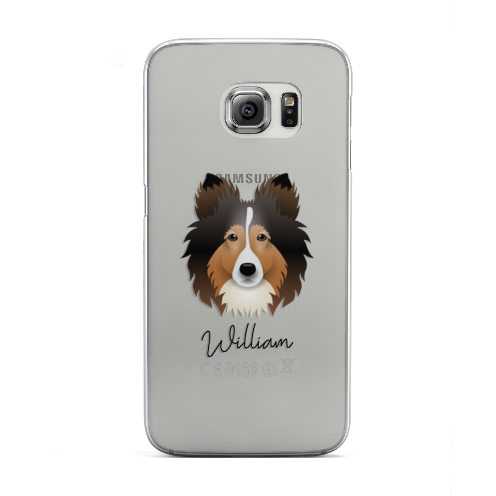 Shetland Sheepdog Personalised Samsung Galaxy S6 Edge Case