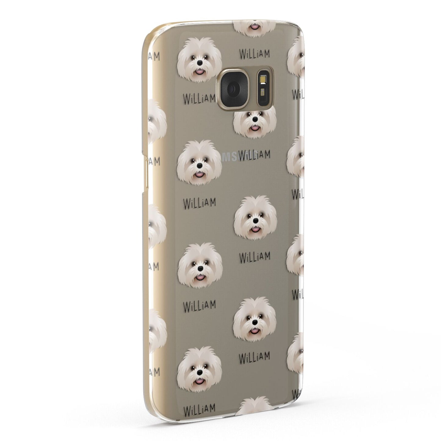 Shih Poo Icon with Name Samsung Galaxy Case Fourty Five Degrees