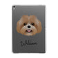 Shih Poo Personalised Apple iPad Grey Case