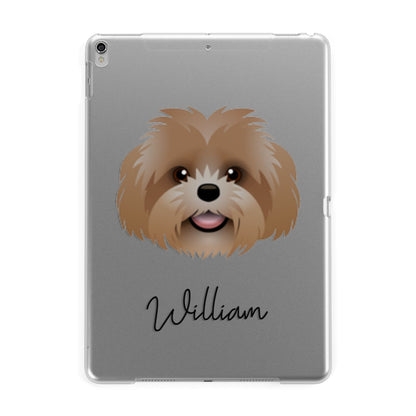 Shih Poo Personalised Apple iPad Silver Case