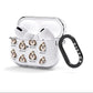 Shih Tzu Icon with Name AirPods Clear Case 3rd Gen Side Image