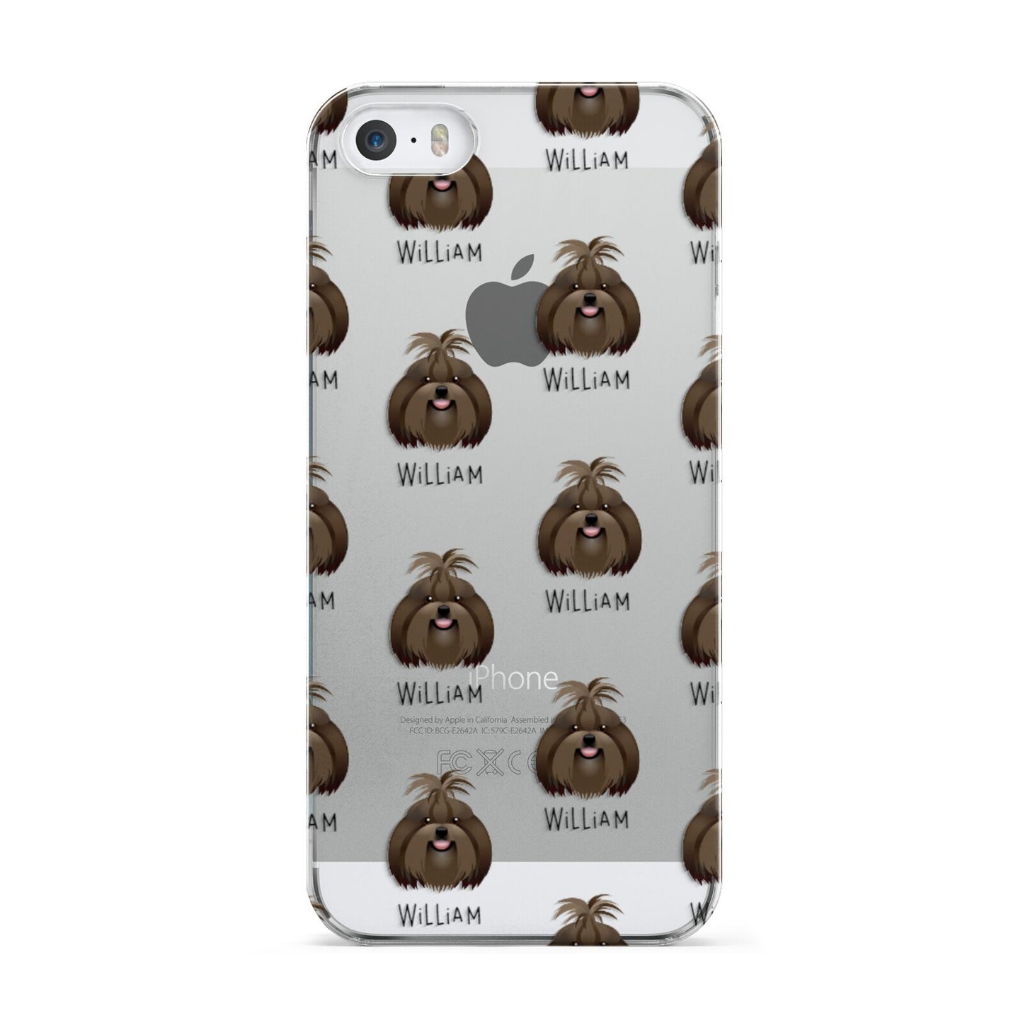 Shih Tzu Icon with Name Apple iPhone 5 Case