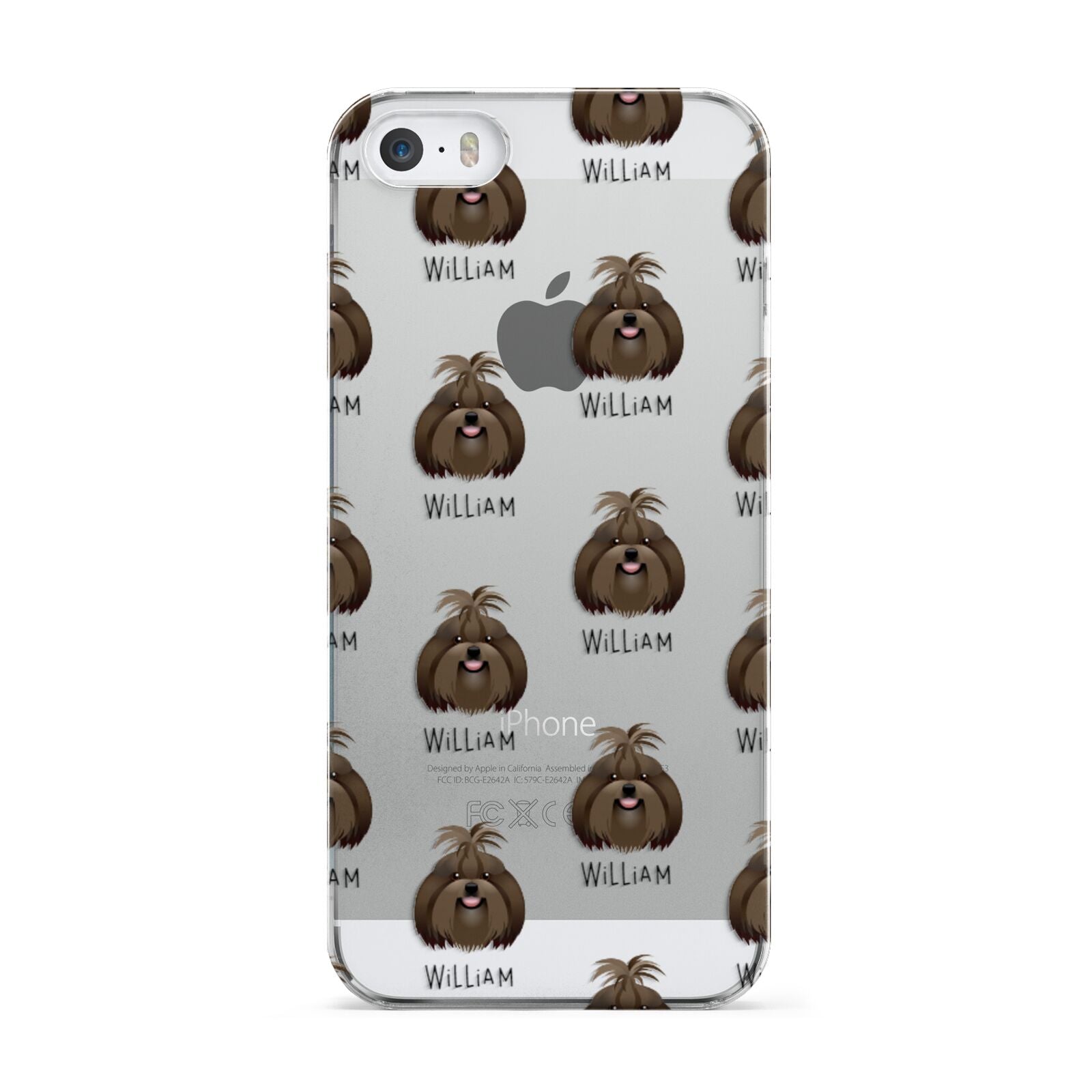 Shih Tzu Icon with Name Apple iPhone 5 Case