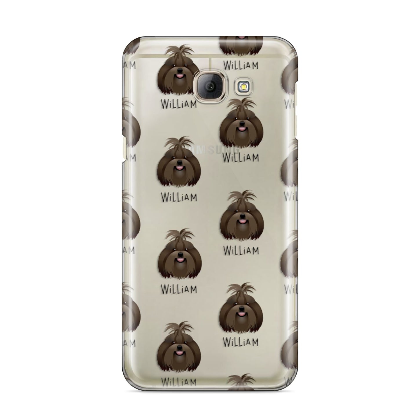 Shih Tzu Icon with Name Samsung Galaxy A8 2016 Case