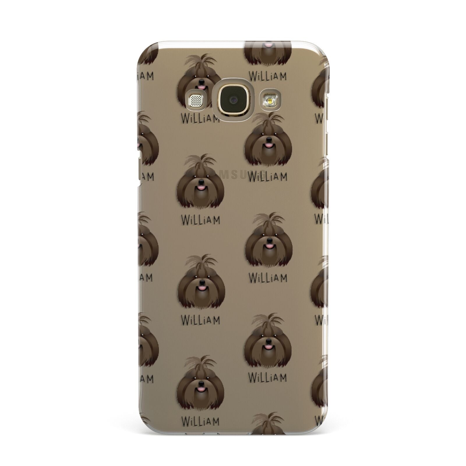 Shih Tzu Icon with Name Samsung Galaxy A8 Case