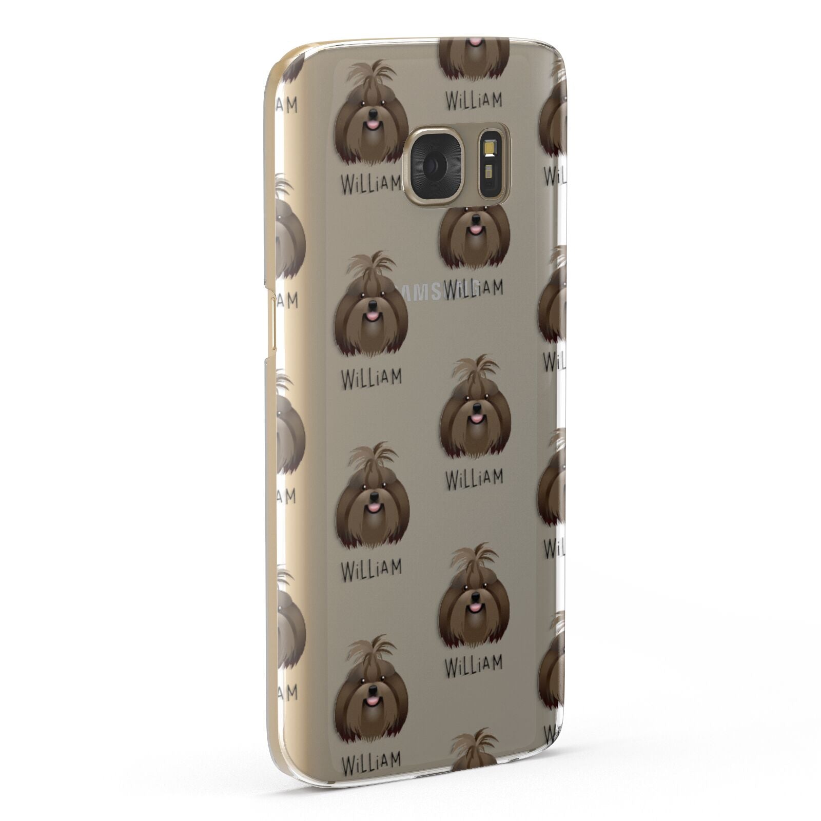 Shih Tzu Icon with Name Samsung Galaxy Case Fourty Five Degrees