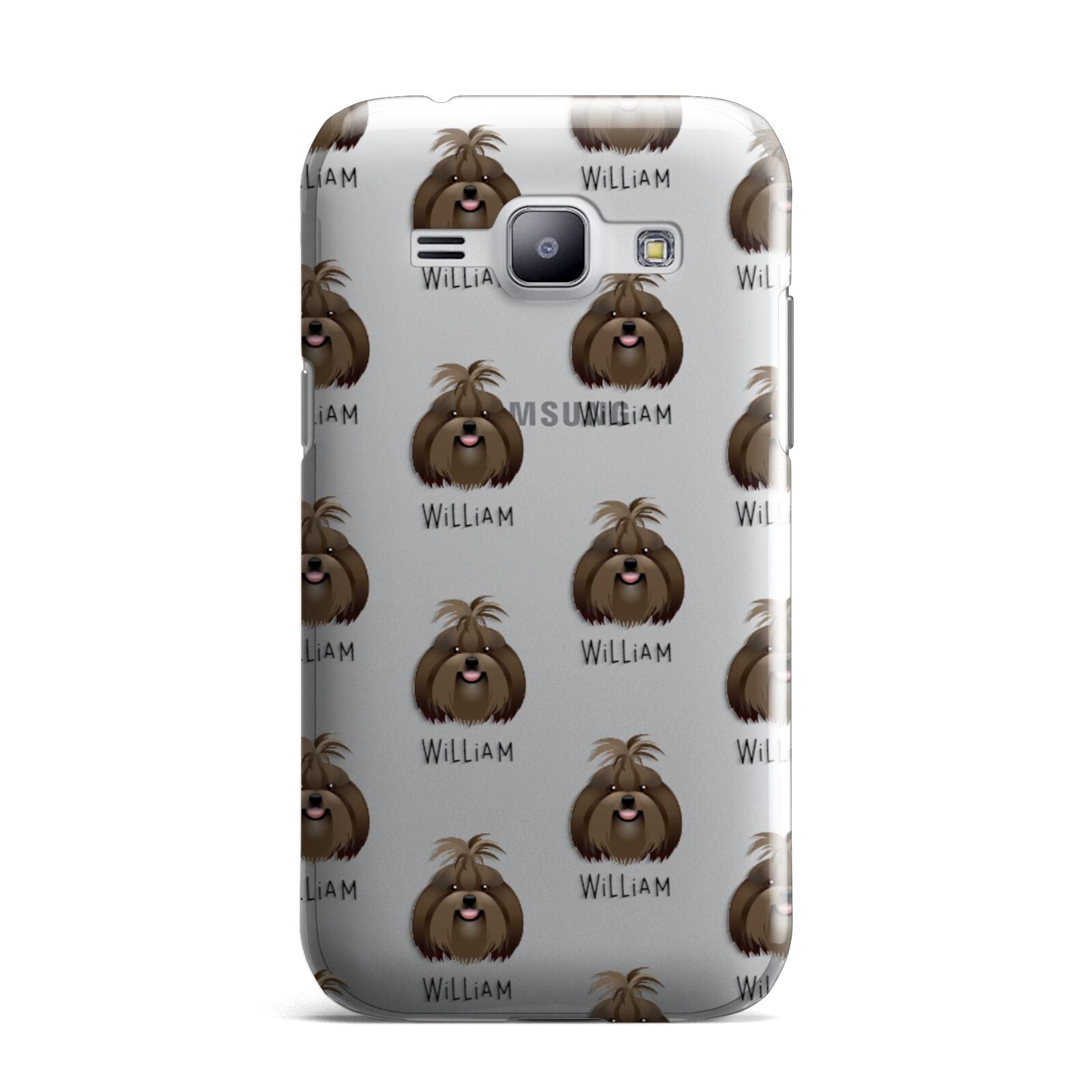 Shih Tzu Icon with Name Samsung Galaxy J1 2015 Case