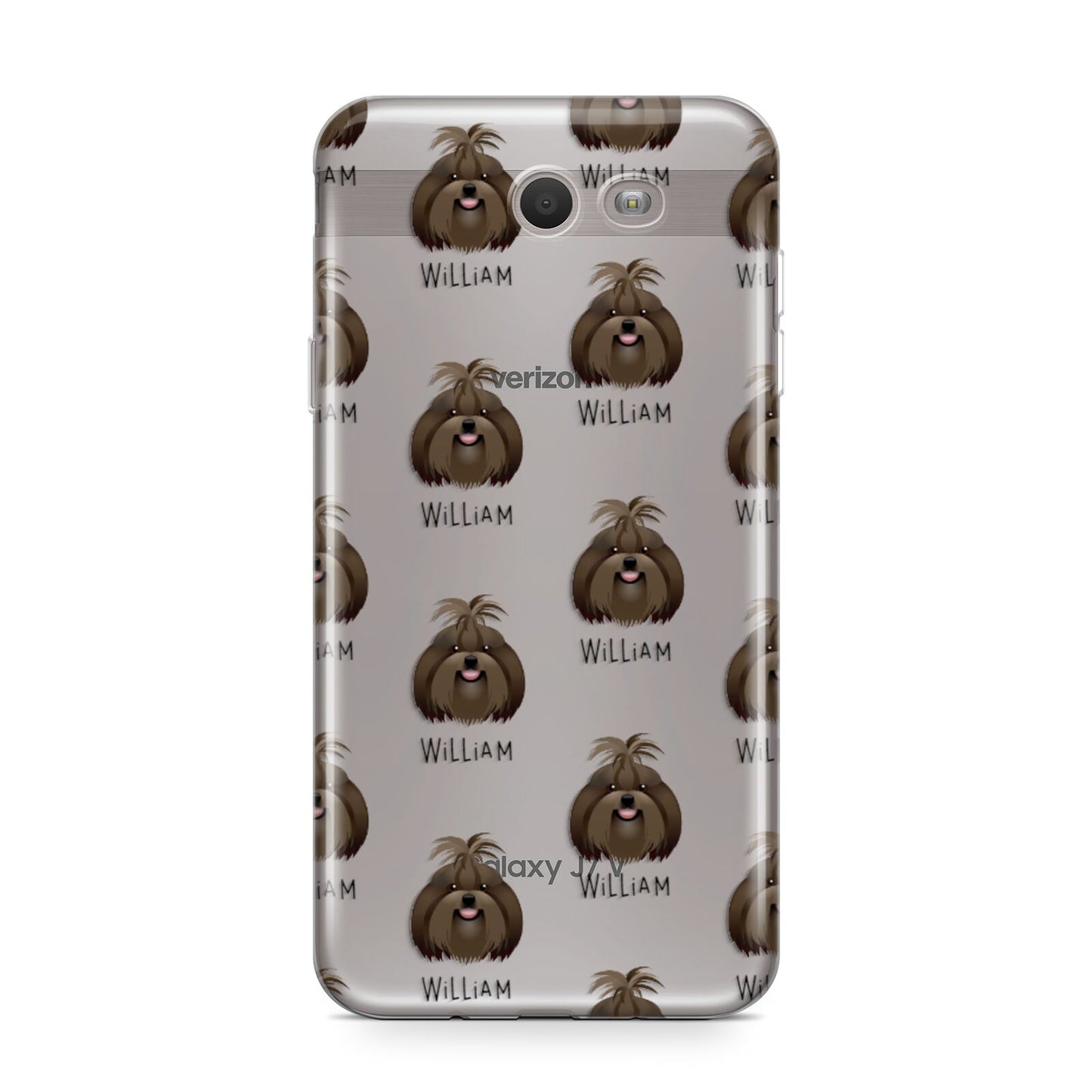 Shih Tzu Icon with Name Samsung Galaxy J7 2017 Case