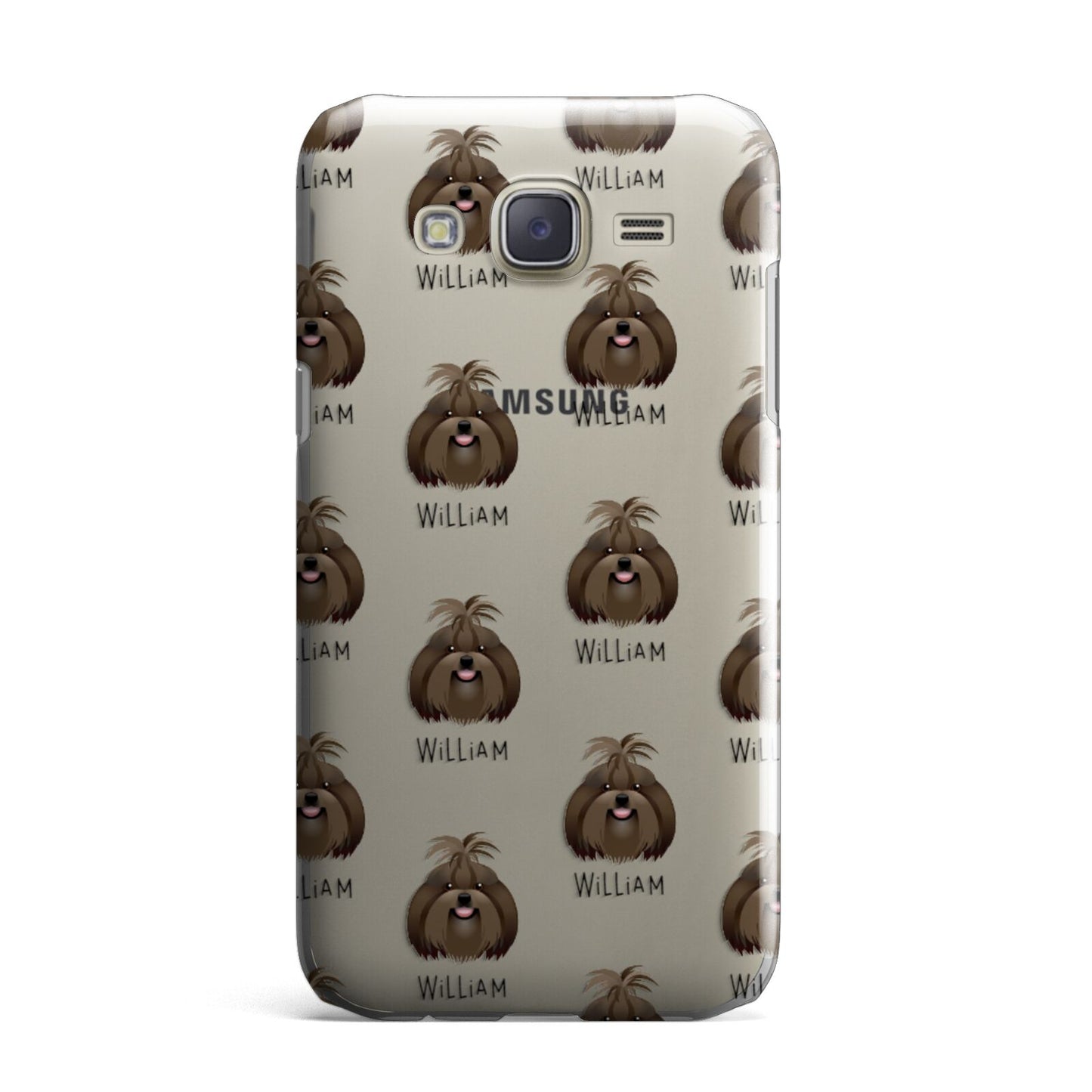 Shih Tzu Icon with Name Samsung Galaxy J7 Case