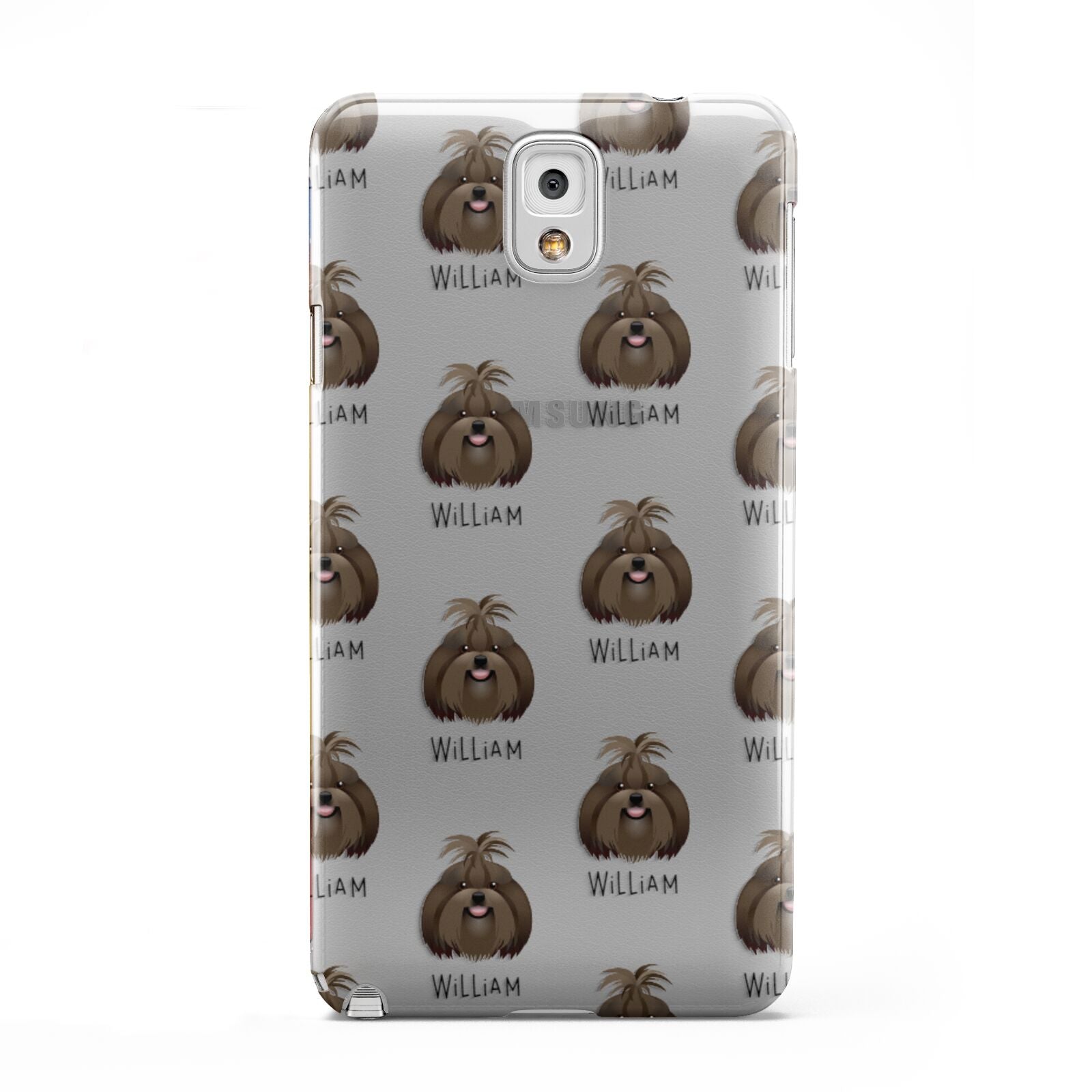 Shih Tzu Icon with Name Samsung Galaxy Note 3 Case