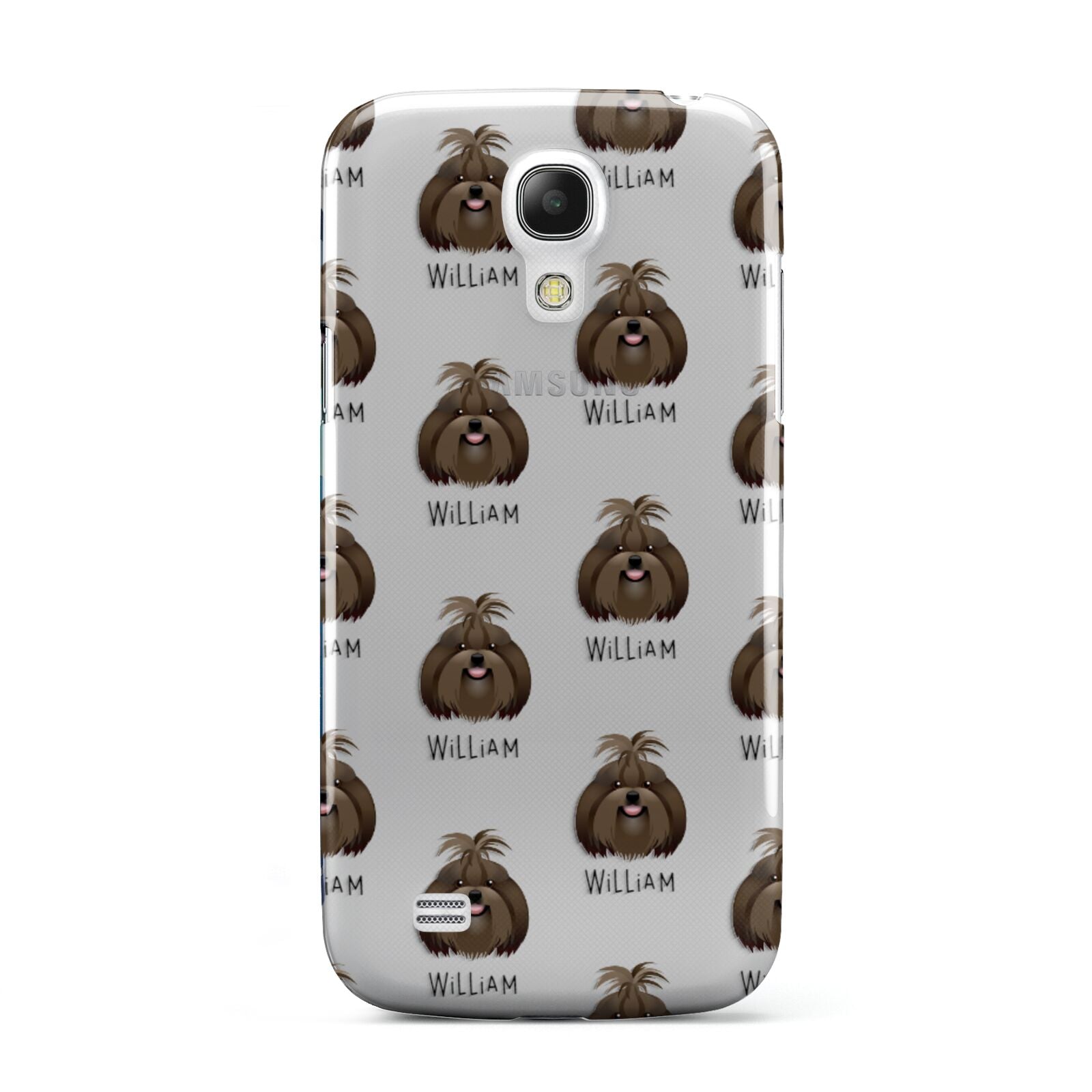 Shih Tzu Icon with Name Samsung Galaxy S4 Mini Case