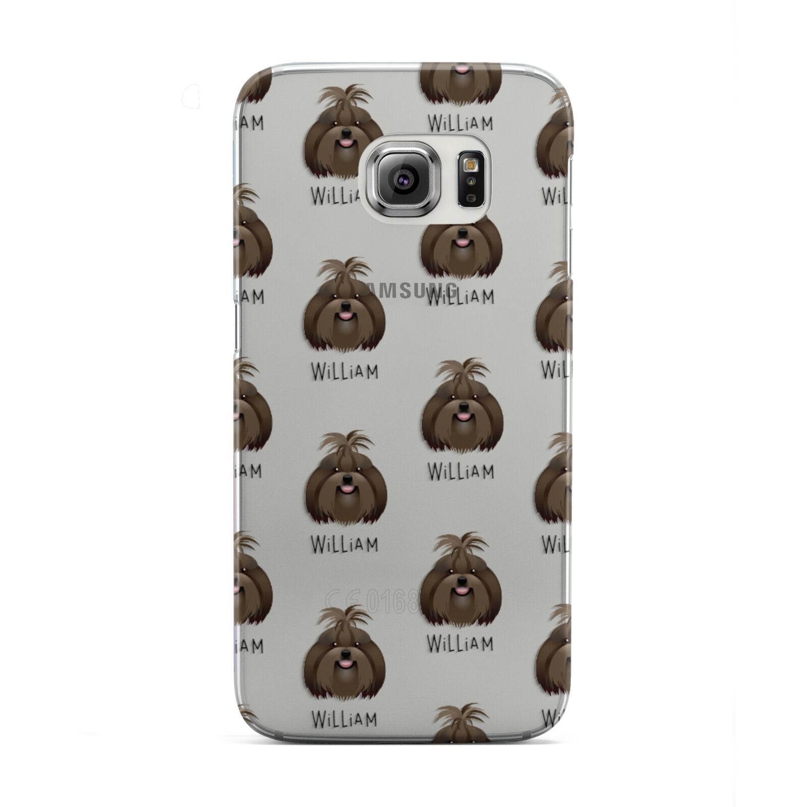 Shih Tzu Icon with Name Samsung Galaxy S6 Edge Case