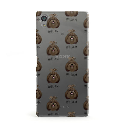 Shih Tzu Icon with Name Sony Xperia Case