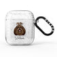 Shih Tzu Personalised AirPods Glitter Case