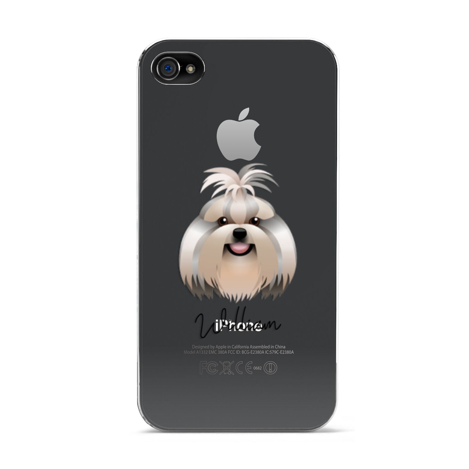 Shih Tzu Personalised Apple iPhone 4s Case