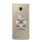 Shih Tzu Personalised Samsung Galaxy A5 2016 Case on gold phone