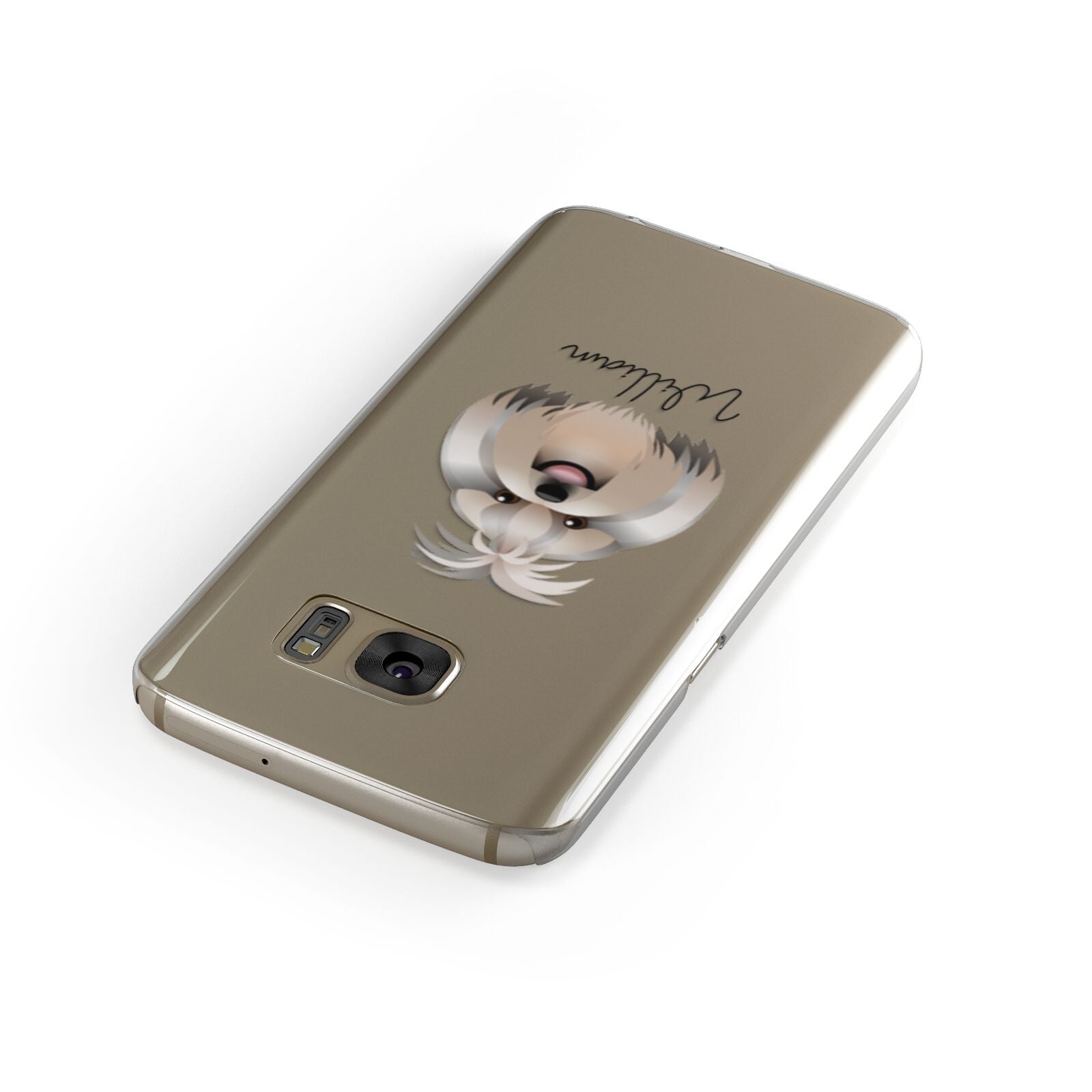 Shih Tzu Personalised Samsung Galaxy Case Front Close Up