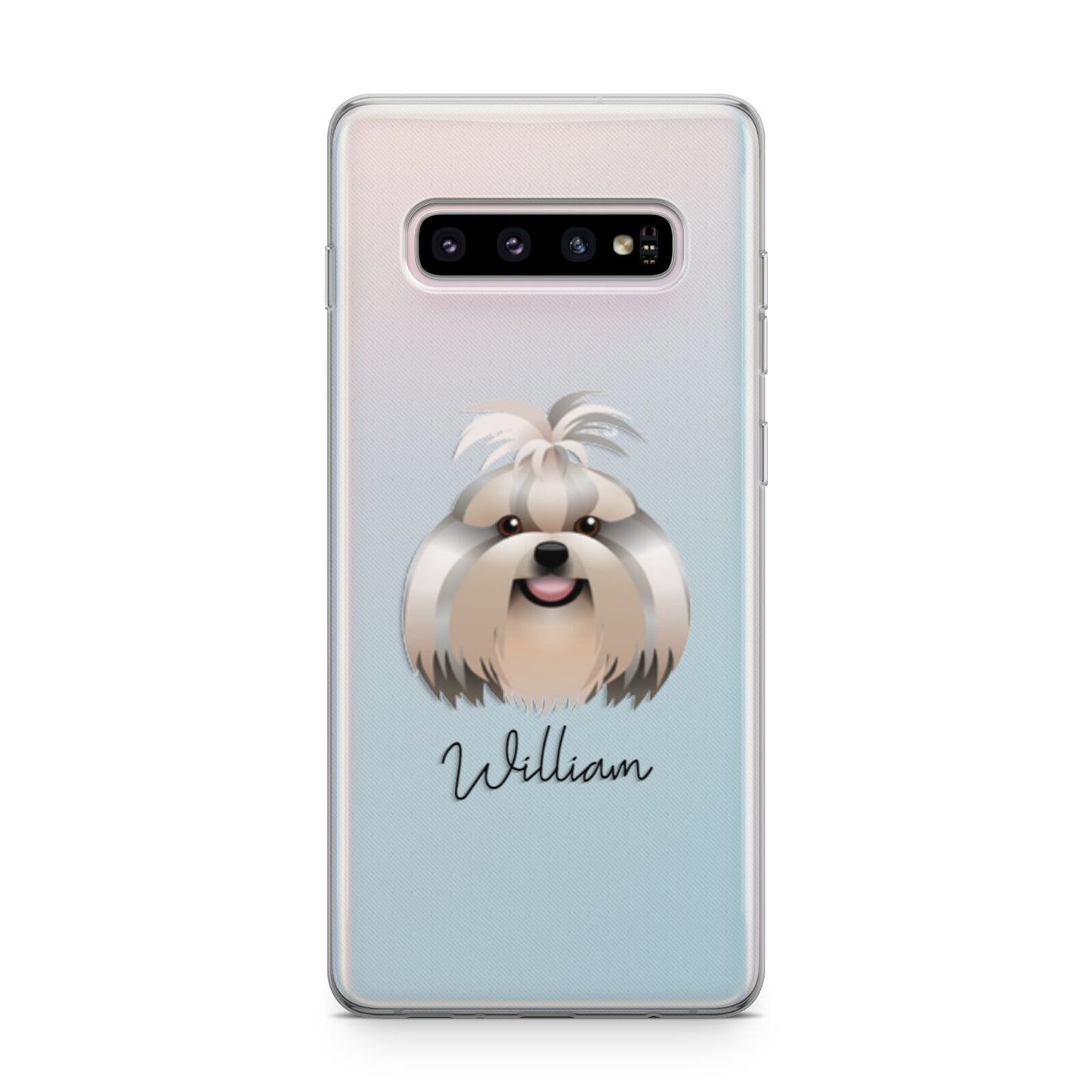 Shih Tzu Personalised Samsung Galaxy S10 Plus Case