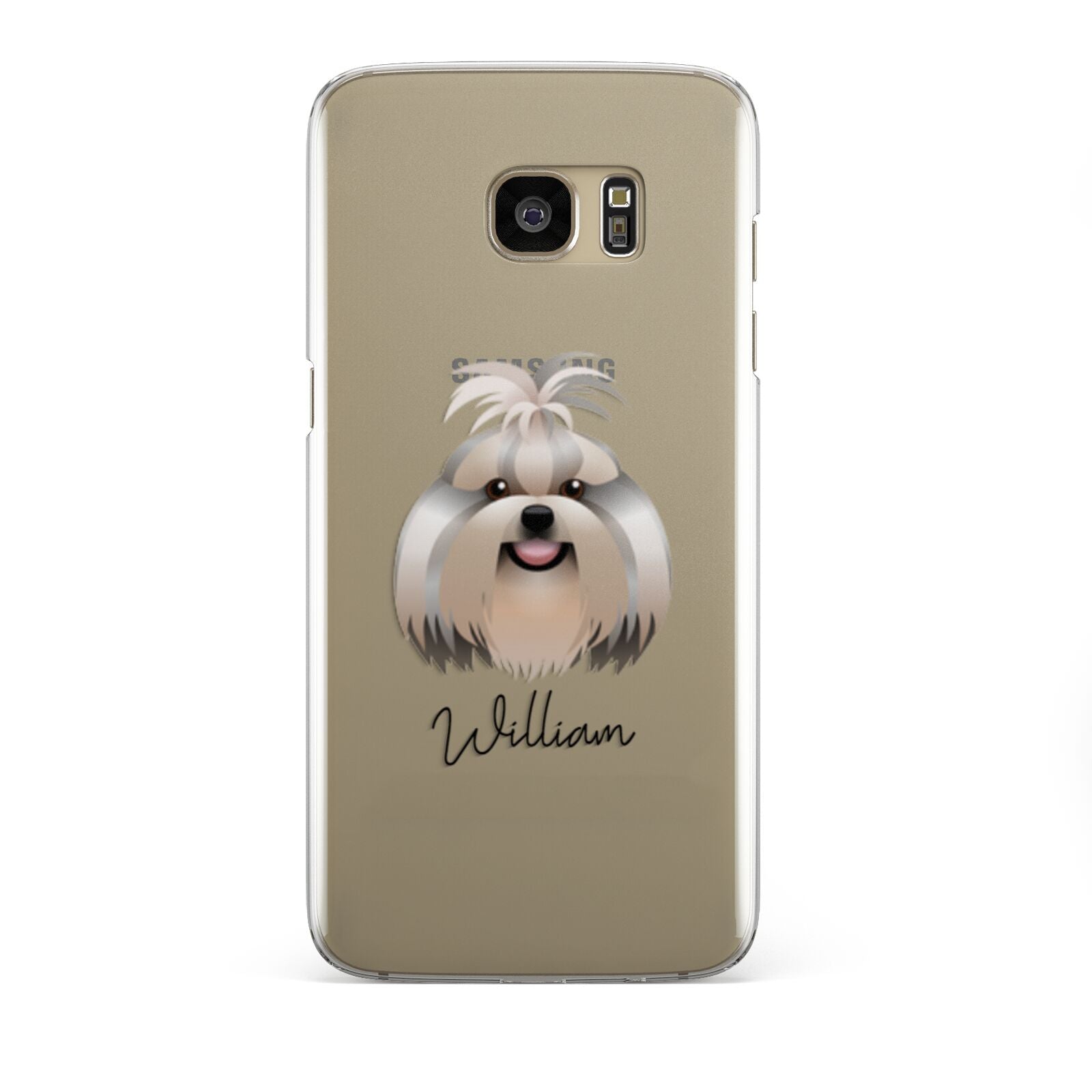 Shih Tzu Personalised Samsung Galaxy S7 Edge Case