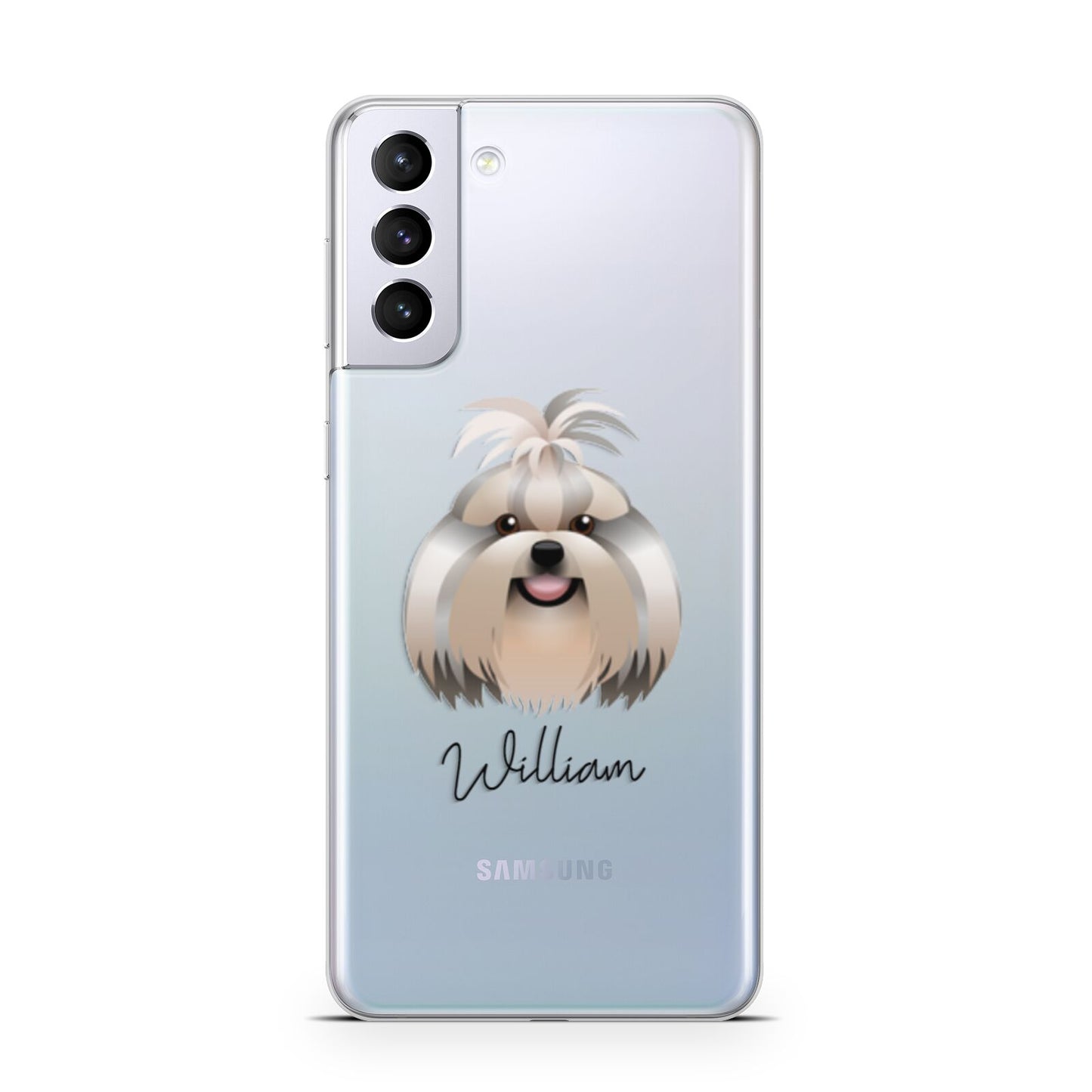 Shih Tzu Personalised Samsung S21 Plus Phone Case