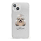 Shih Tzu Personalised iPhone 13 Clear Bumper Case