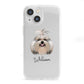 Shih Tzu Personalised iPhone 13 Mini Clear Bumper Case