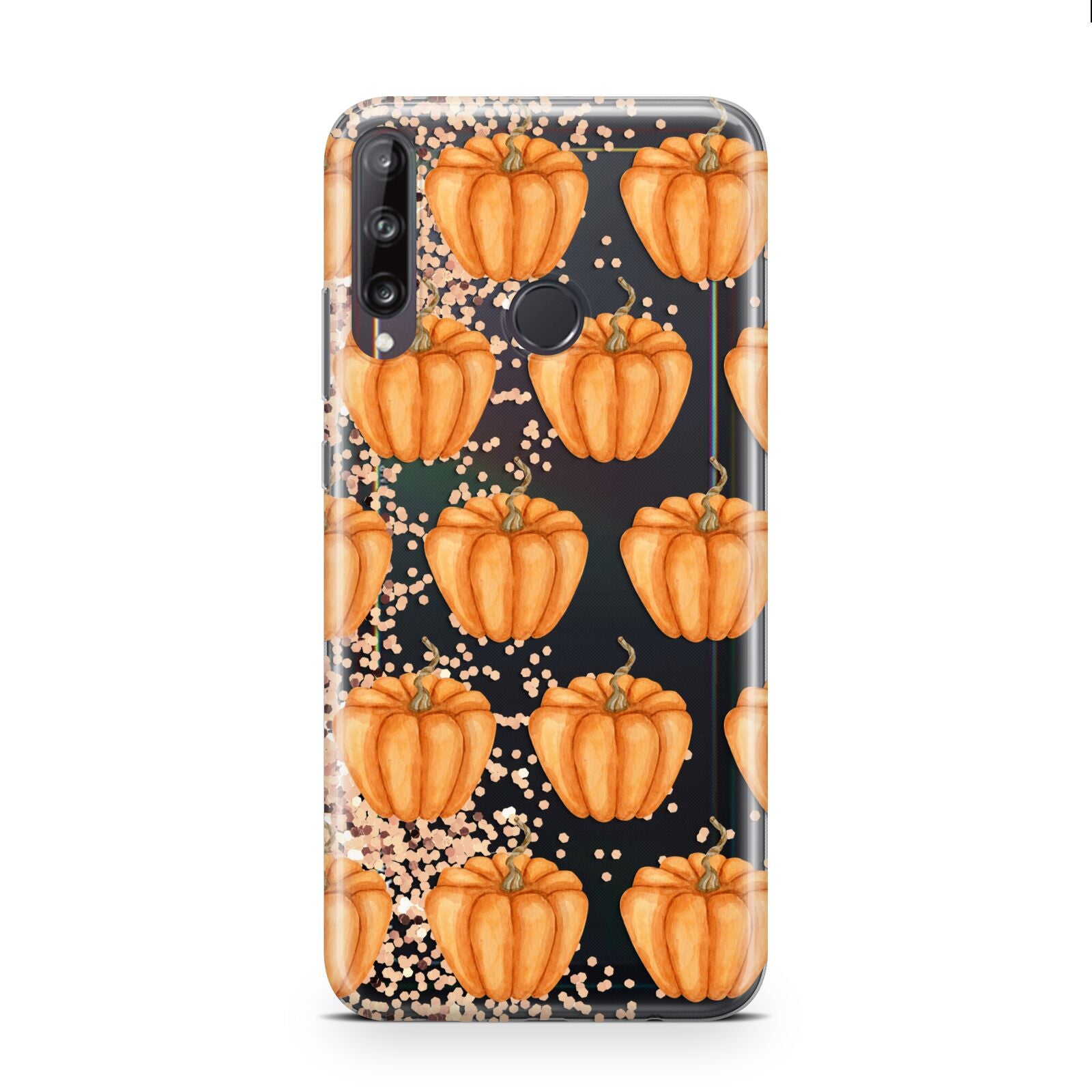 Shimmery Pumpkins Huawei P40 Lite E Phone Case