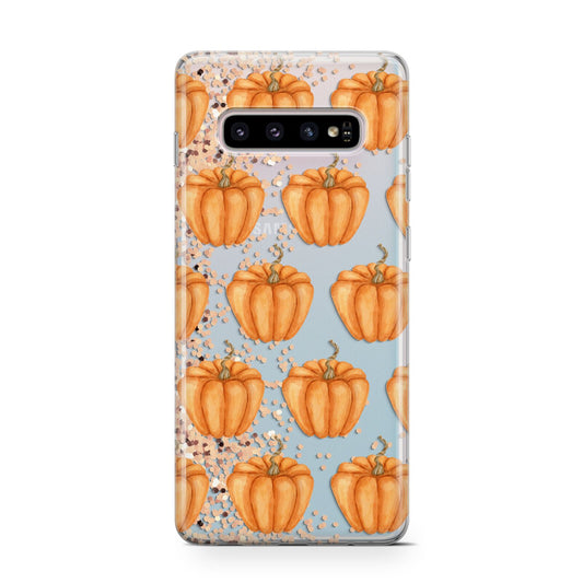 Shimmery Pumpkins Protective Samsung Galaxy Case