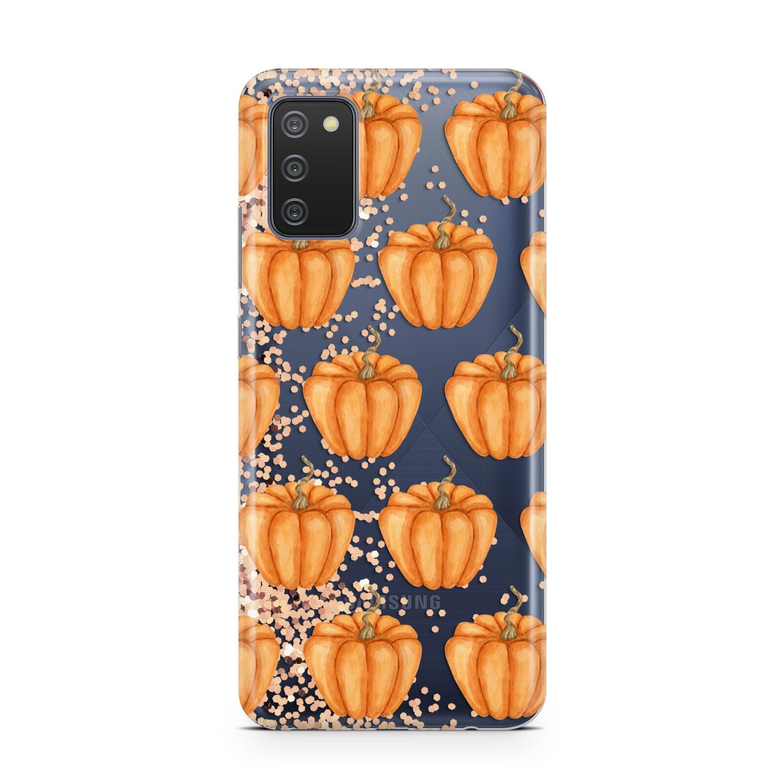 Shimmery Pumpkins Samsung A02s Case