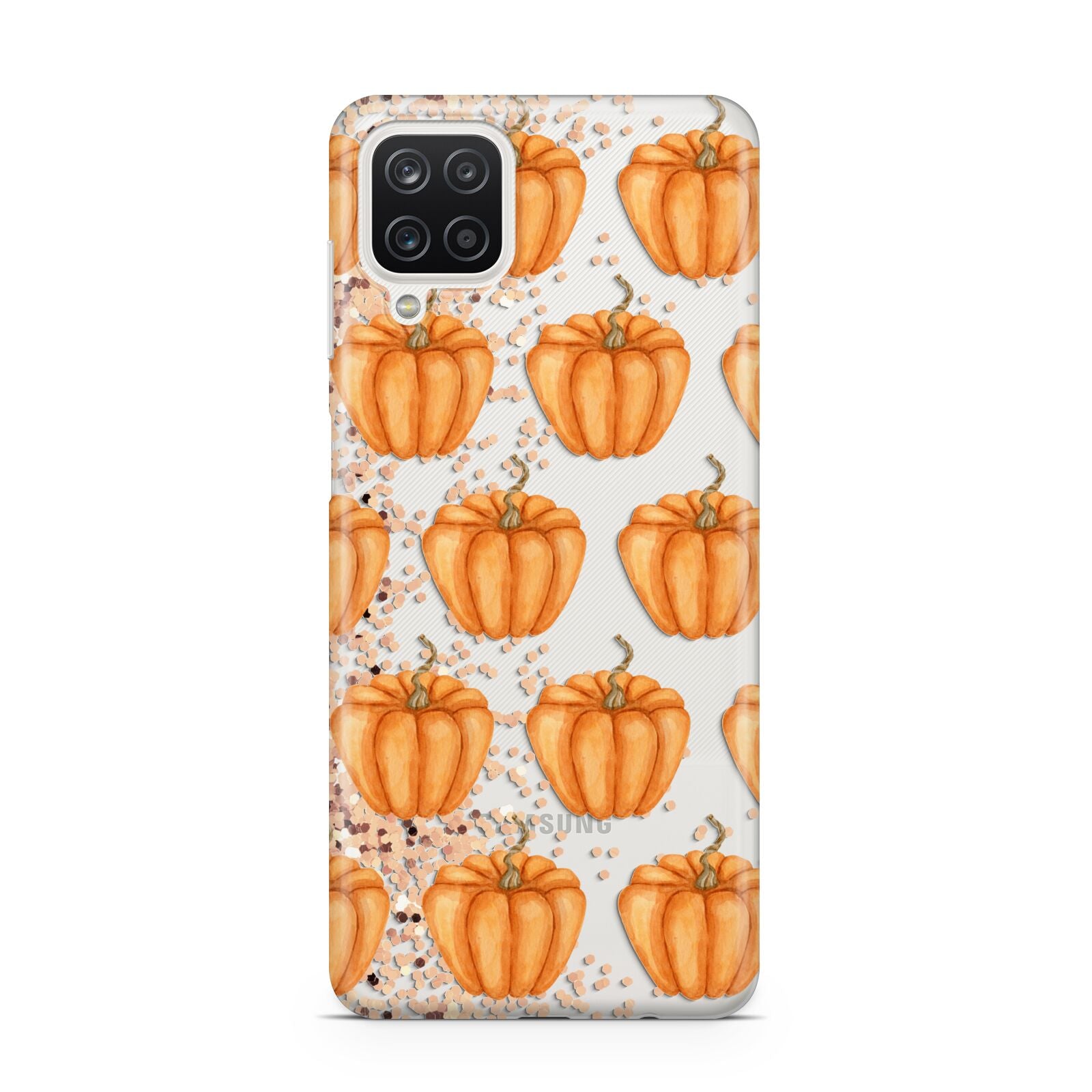 Shimmery Pumpkins Samsung A12 Case