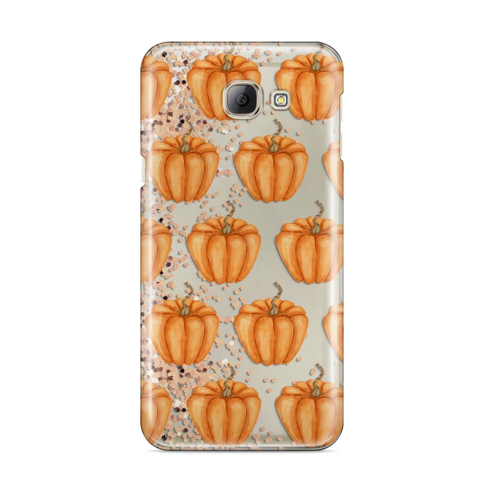 Shimmery Pumpkins Samsung Galaxy A8 2016 Case