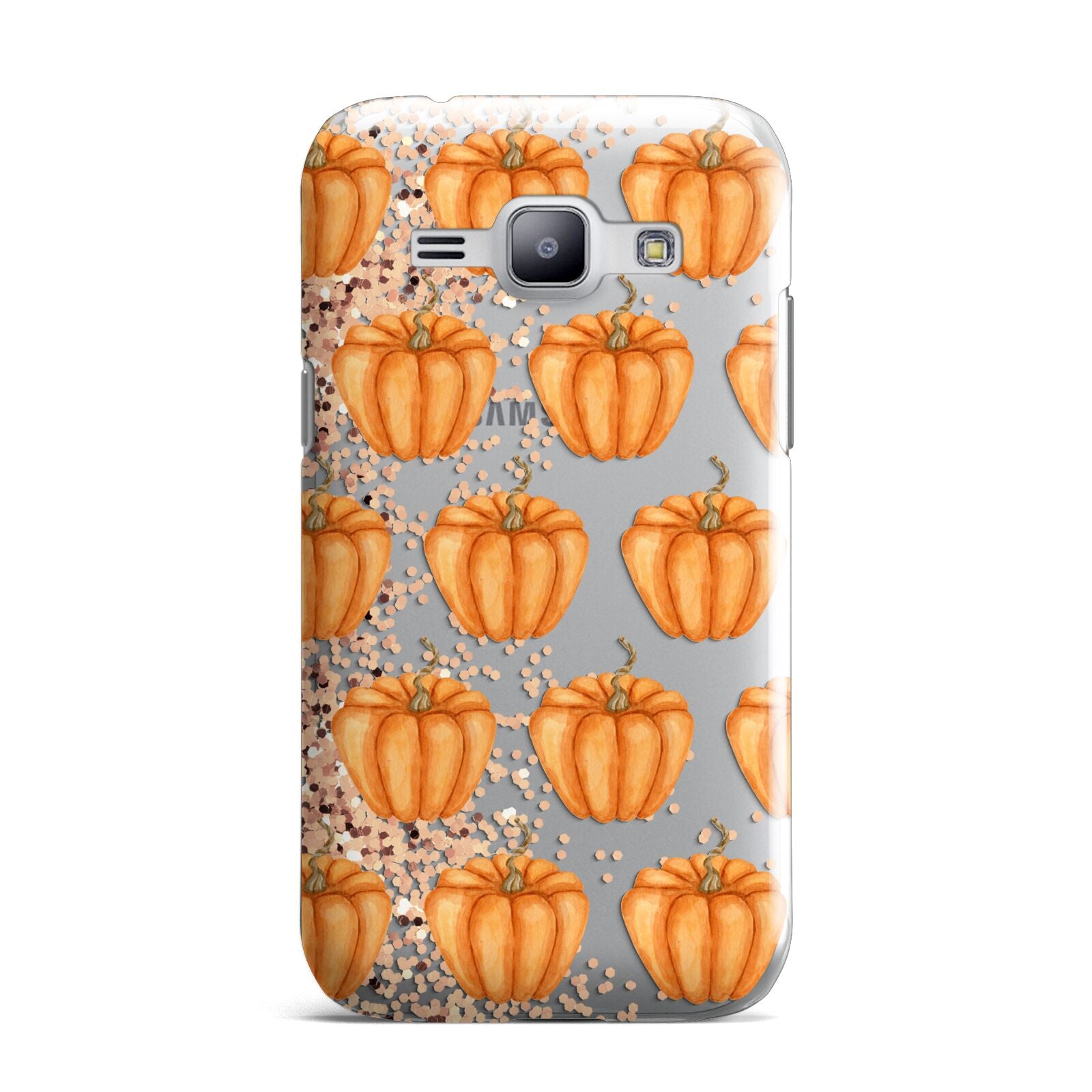 Shimmery Pumpkins Samsung Galaxy J1 2015 Case