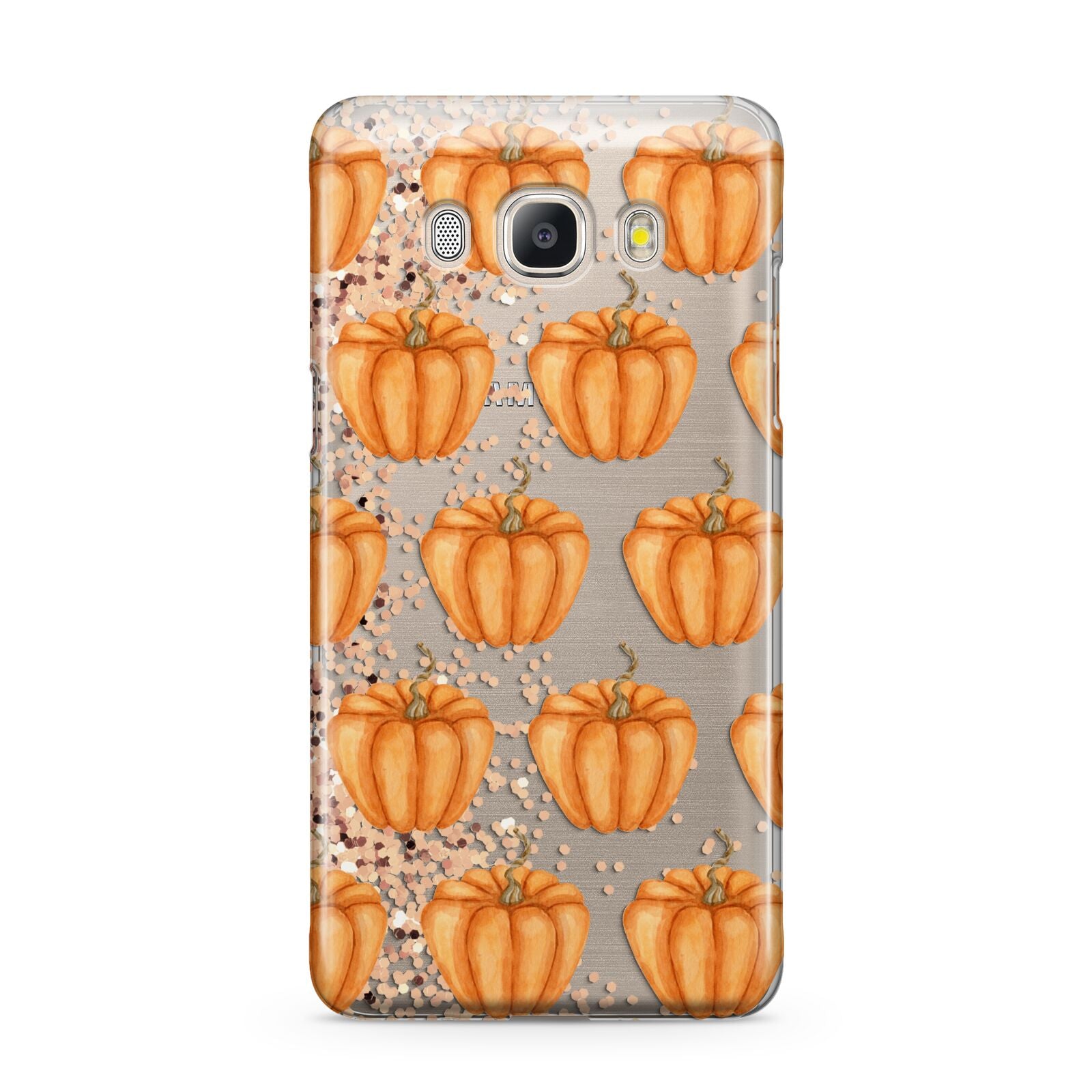 Shimmery Pumpkins Samsung Galaxy J5 2016 Case