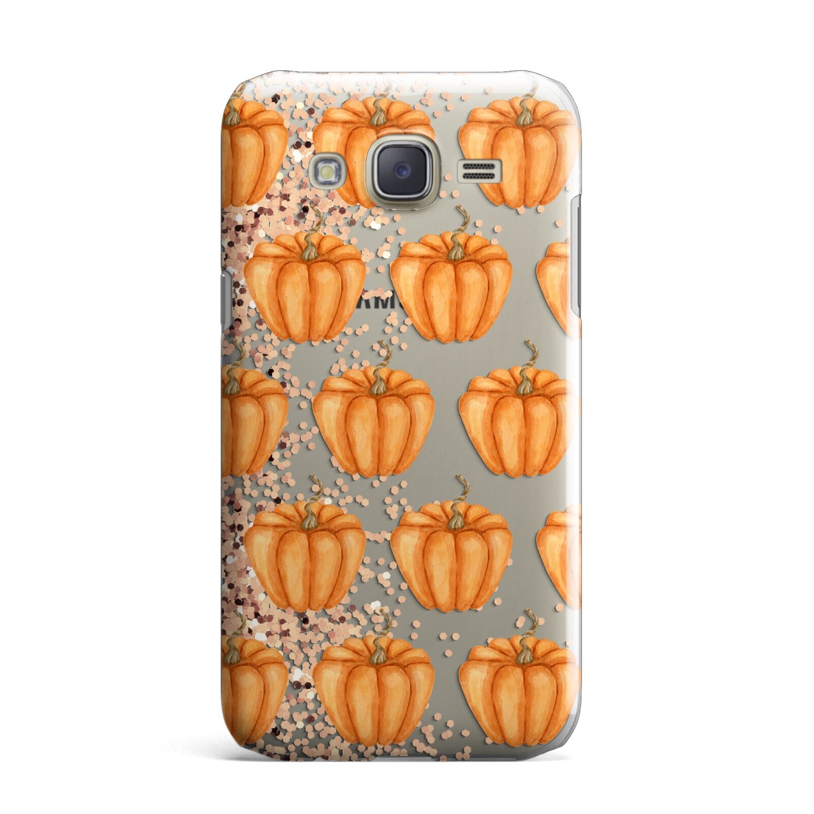 Shimmery Pumpkins Samsung Galaxy J7 Case