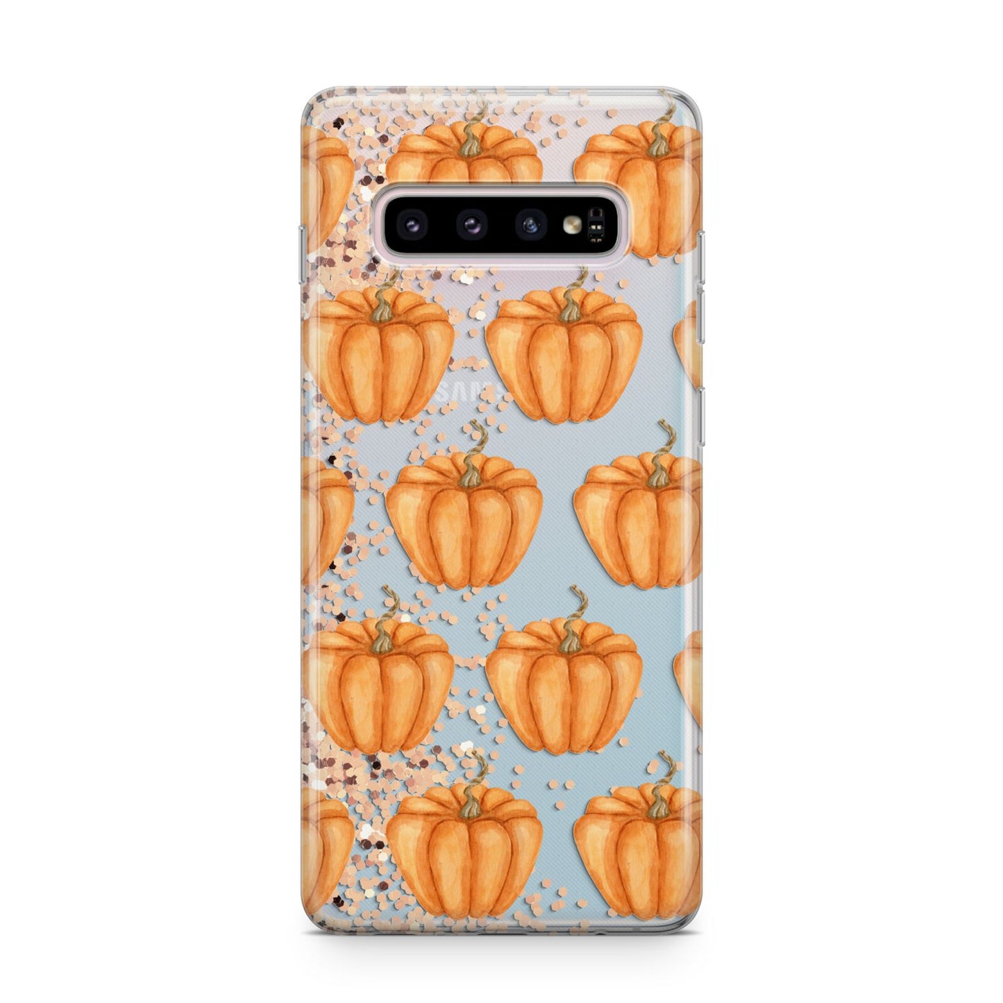 Shimmery Pumpkins Samsung Galaxy S10 Plus Case