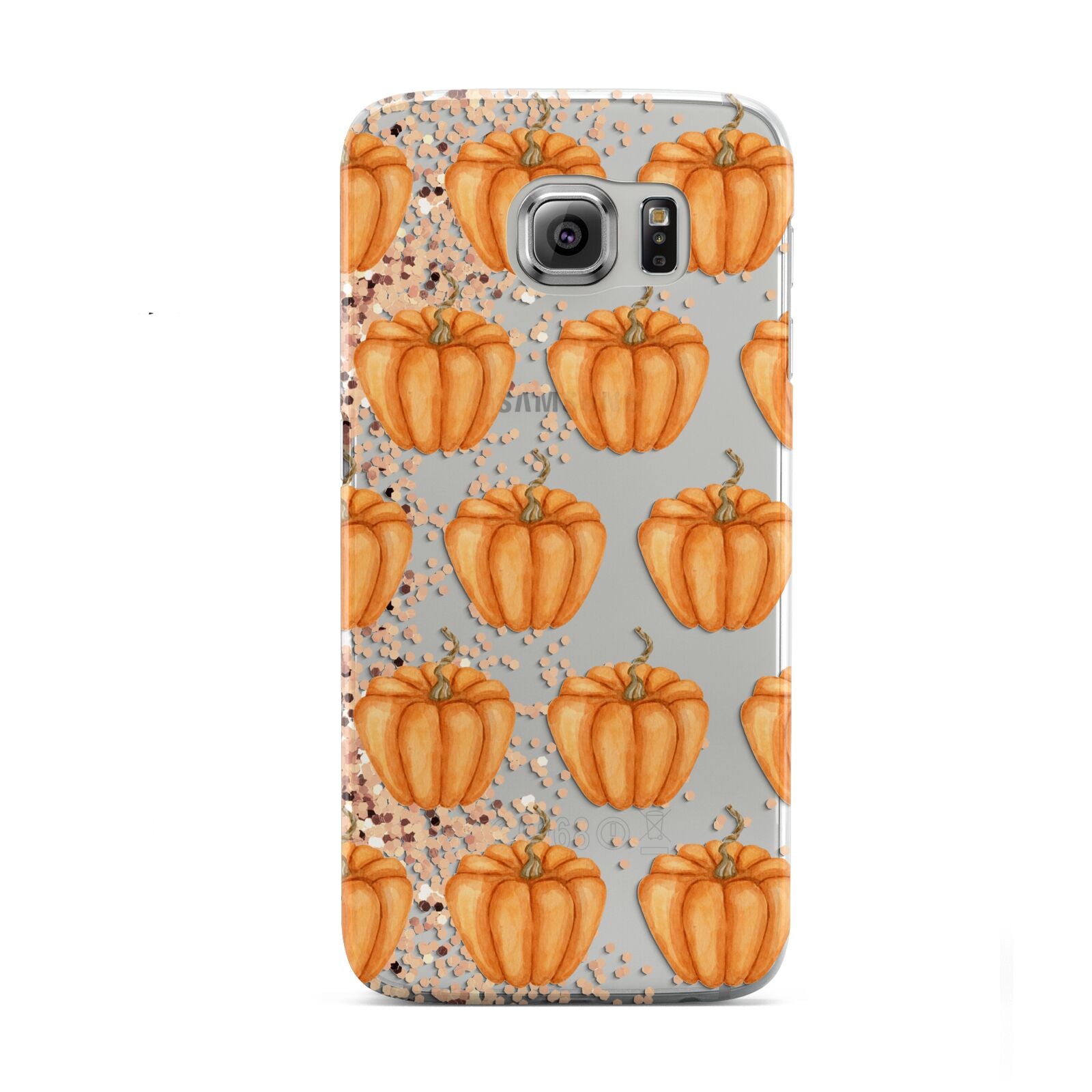 Shimmery Pumpkins Samsung Galaxy S6 Case