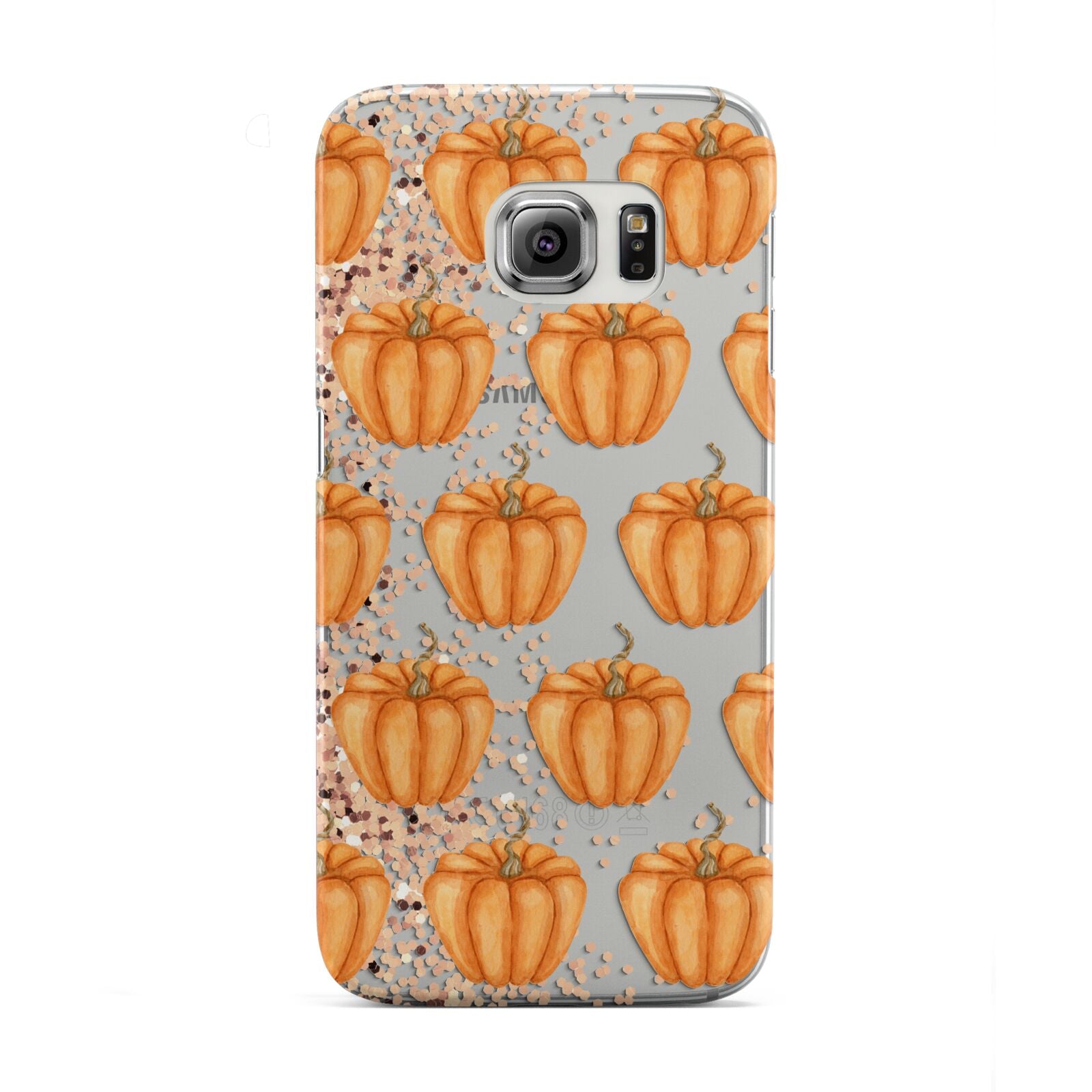 Shimmery Pumpkins Samsung Galaxy S6 Edge Case