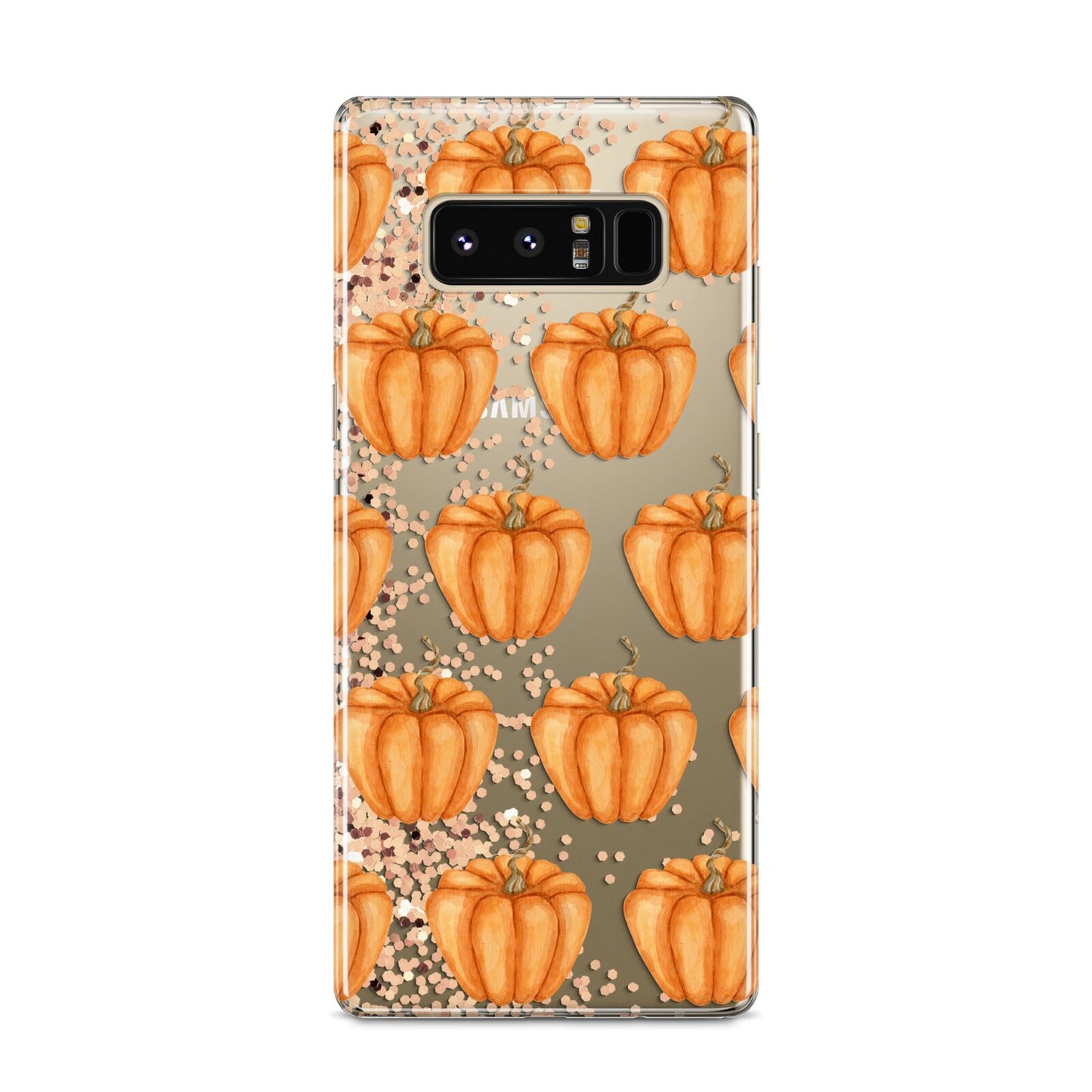 Shimmery Pumpkins Samsung Galaxy S8 Case