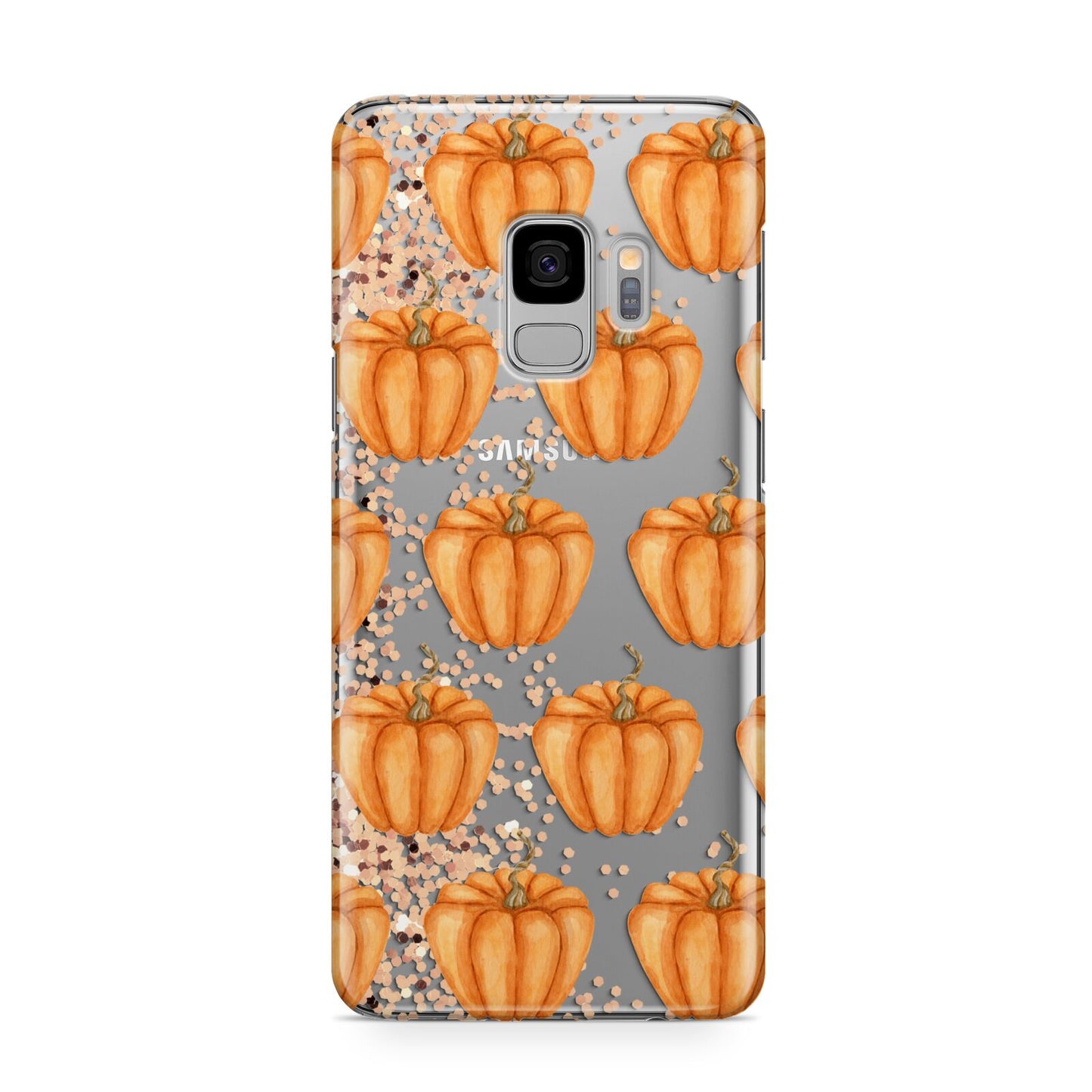 Shimmery Pumpkins Samsung Galaxy S9 Case