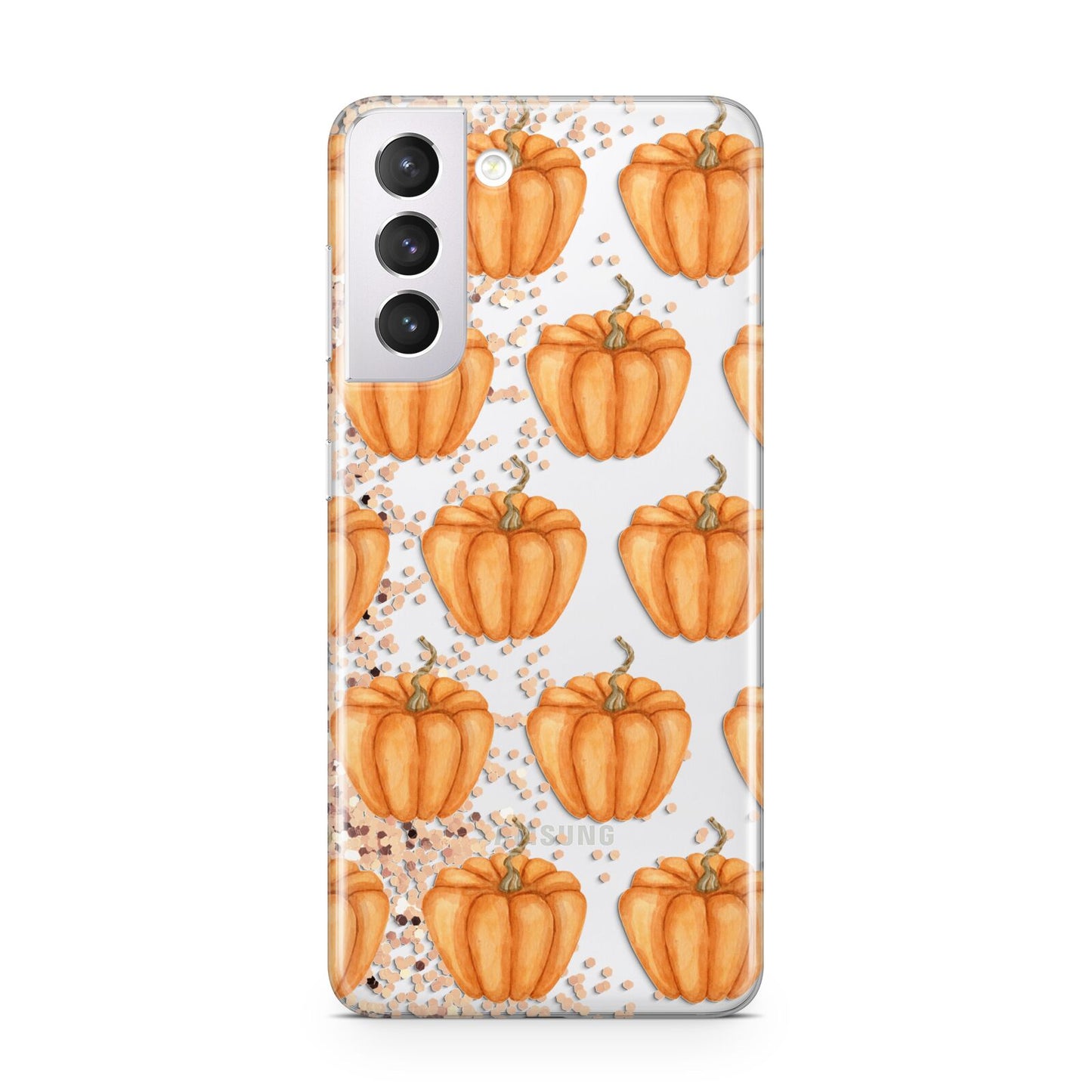 Shimmery Pumpkins Samsung S21 Case