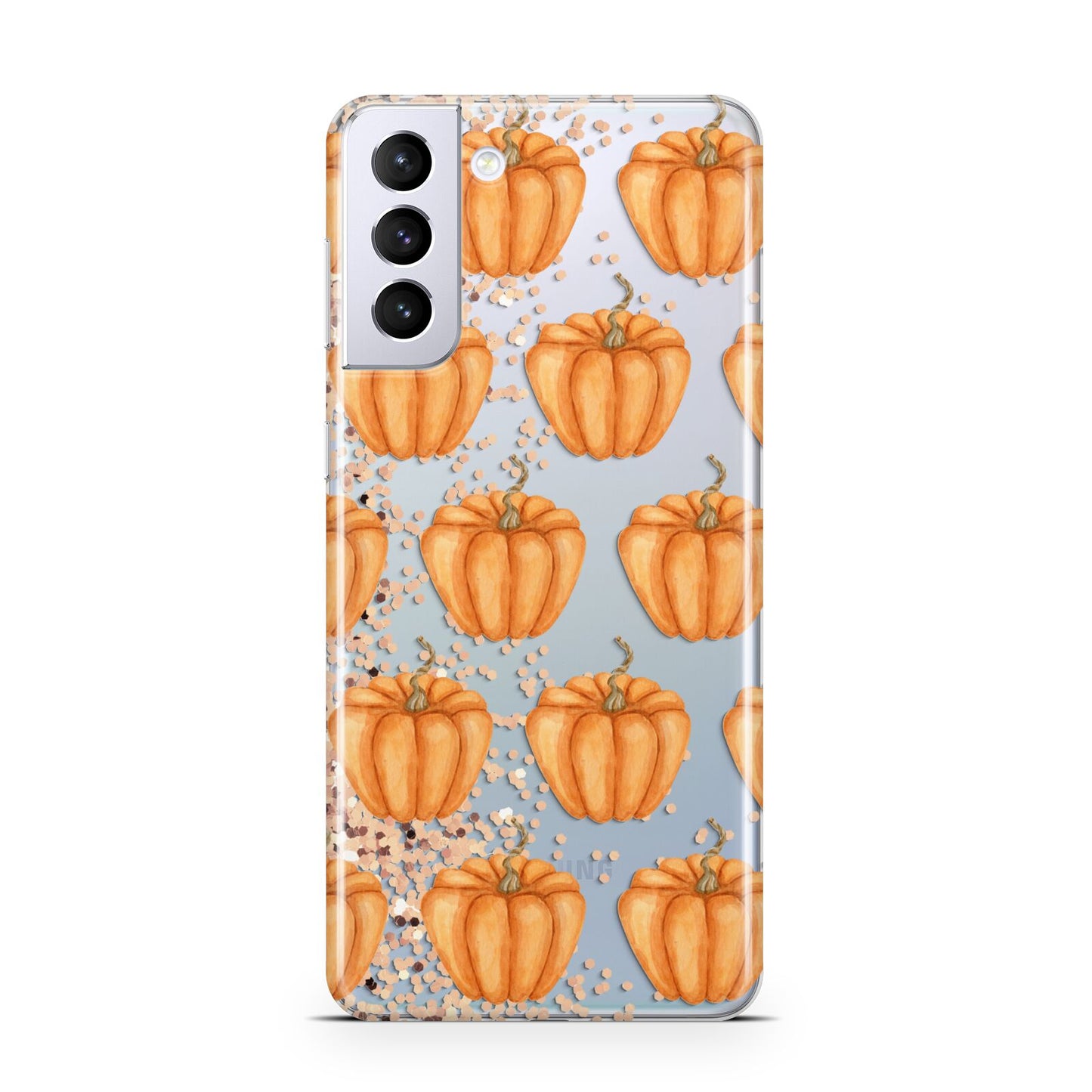 Shimmery Pumpkins Samsung S21 Plus Case