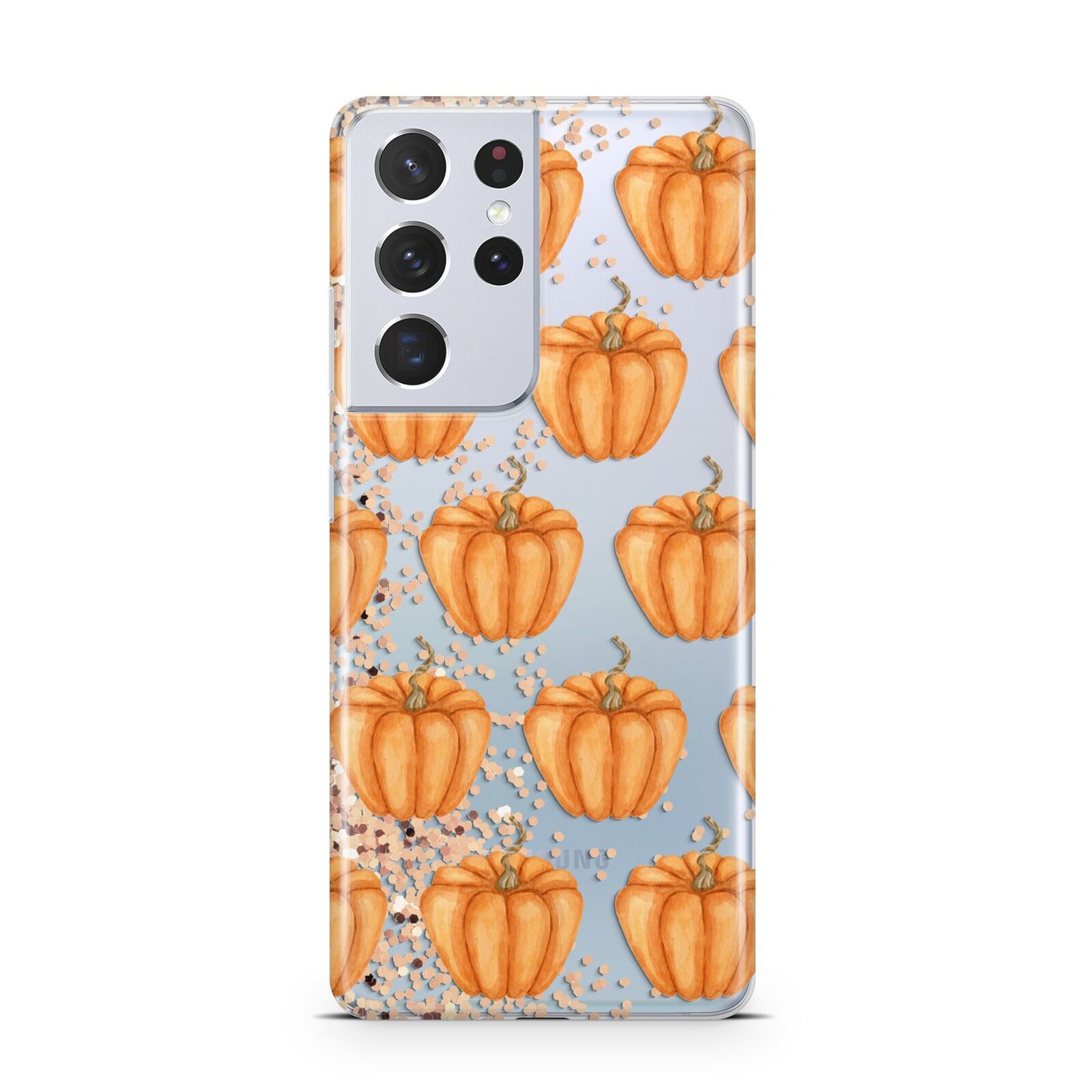 Shimmery Pumpkins Samsung S21 Ultra Case