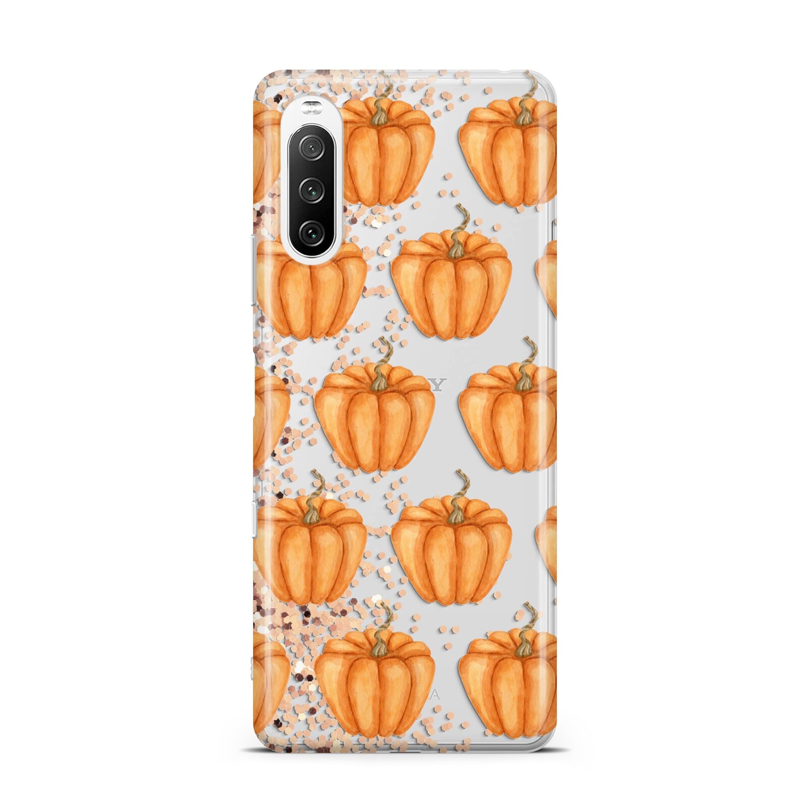 Shimmery Pumpkins Sony Xperia 10 III Case