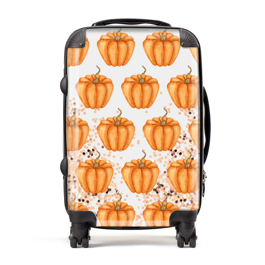 Shimmery Pumpkins Suitcase