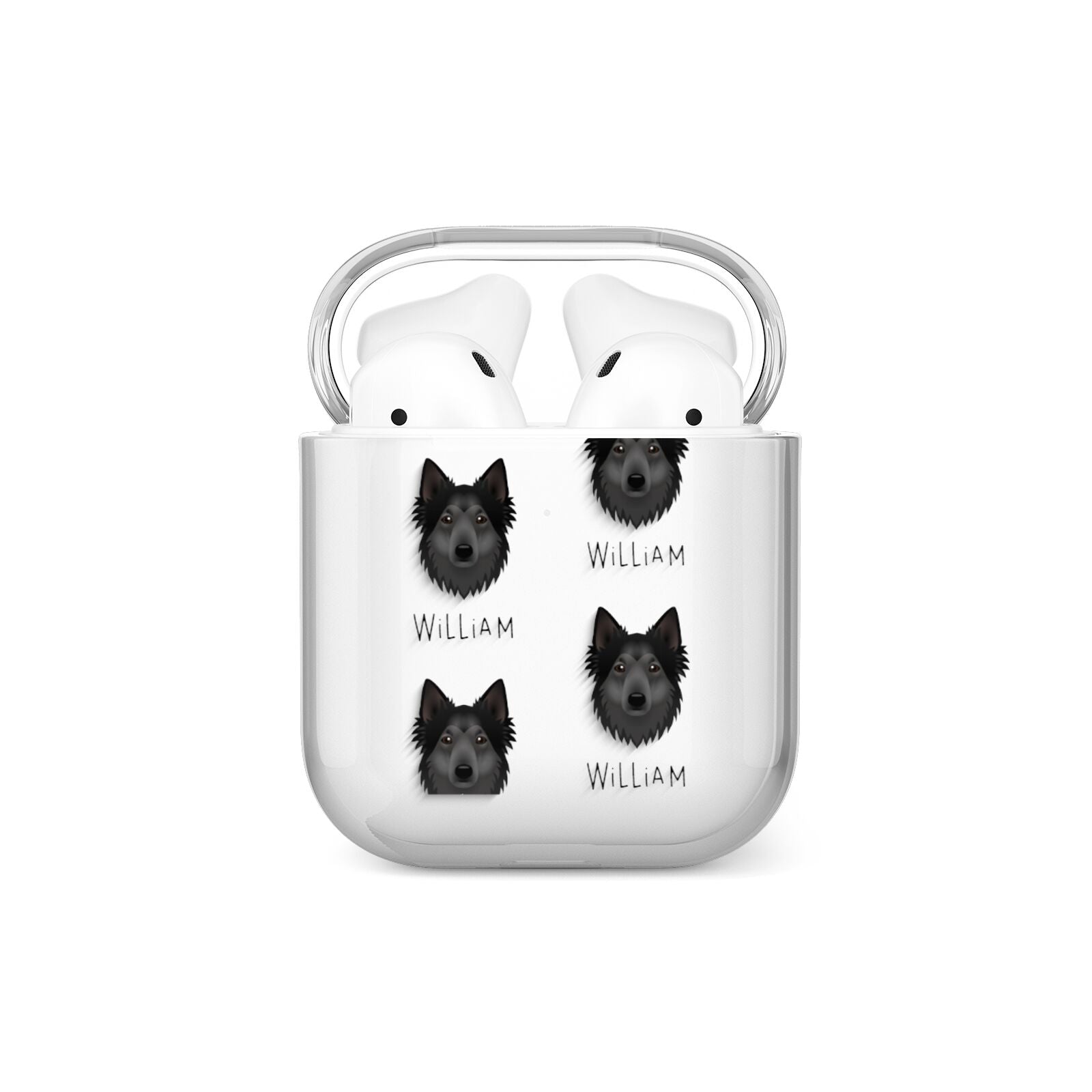 Shollie Icon with Name AirPods Case