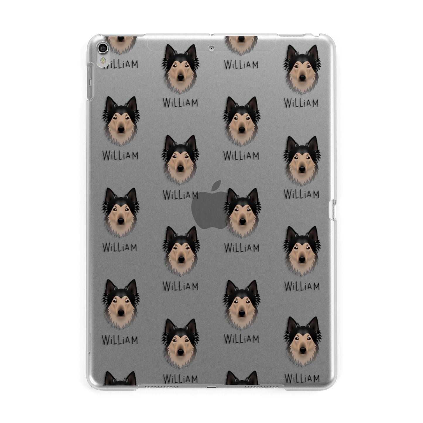 Shollie Icon with Name Apple iPad Silver Case