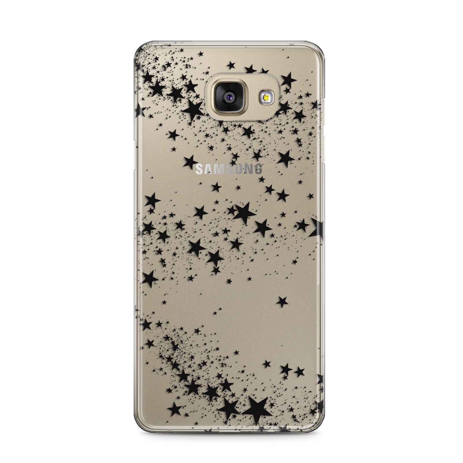 Shooting Stars Samsung Galaxy A5 2016 Case on gold phone