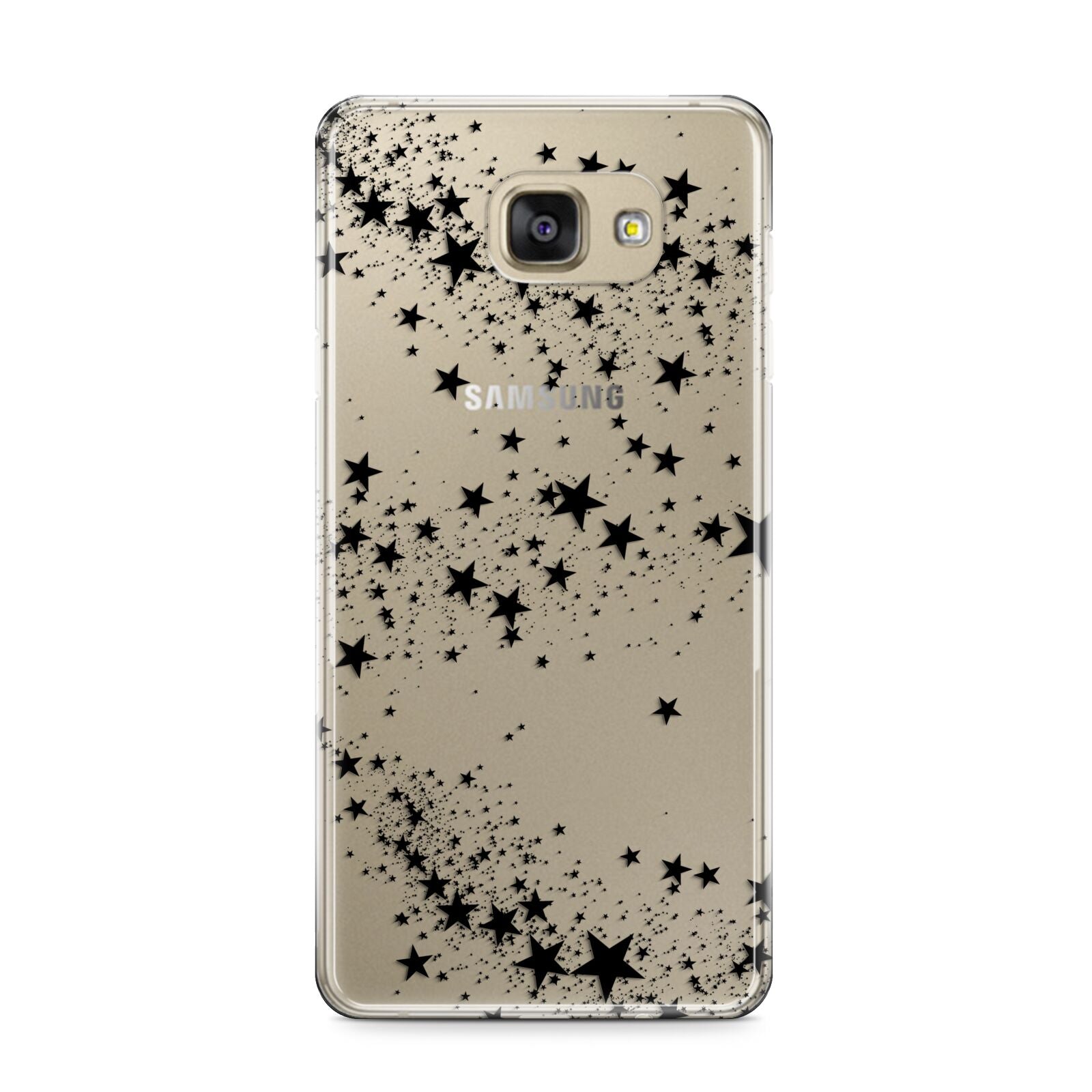 Shooting Stars Samsung Galaxy A9 2016 Case on gold phone